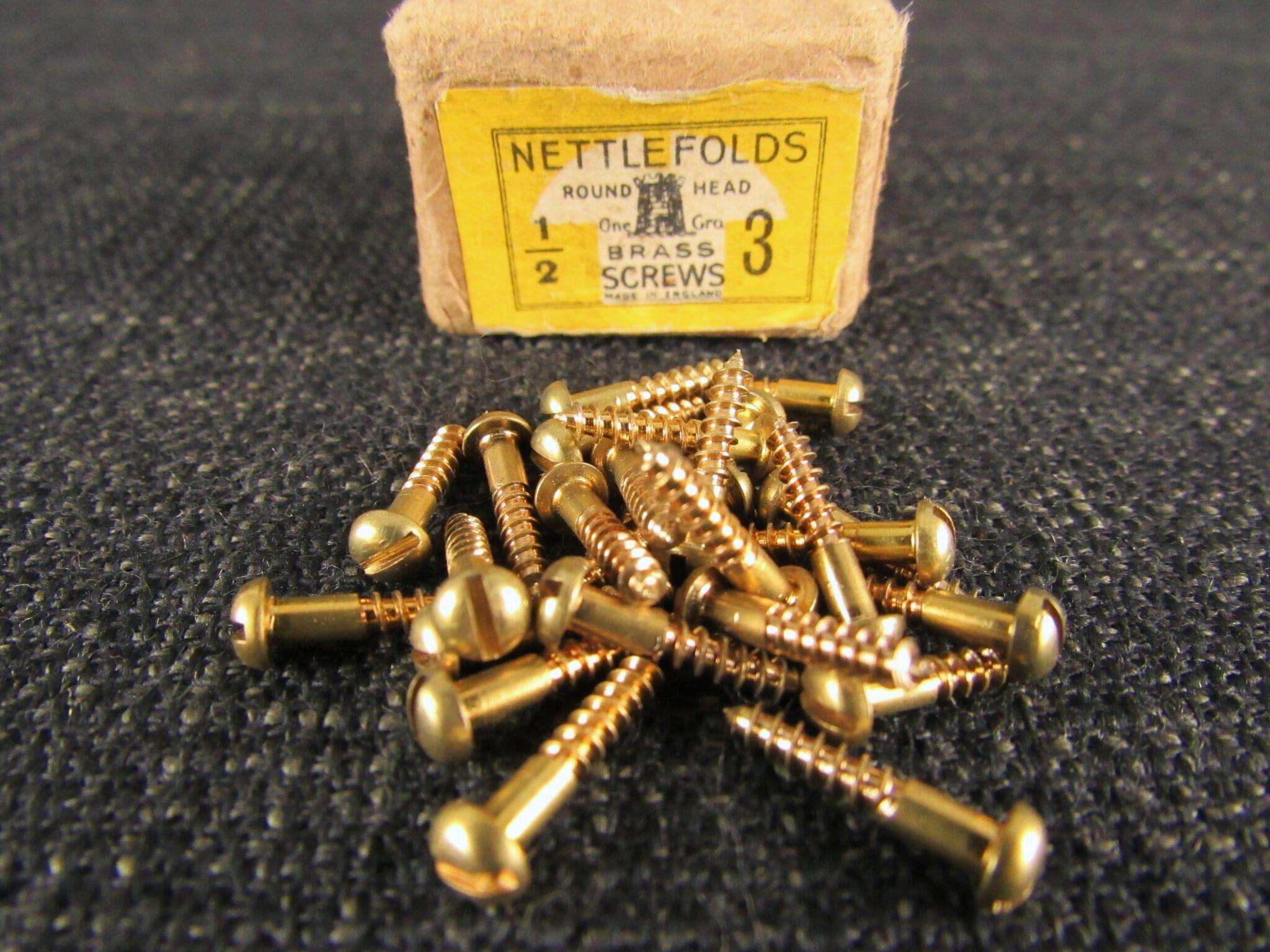 3 x 1/2 Brass Round