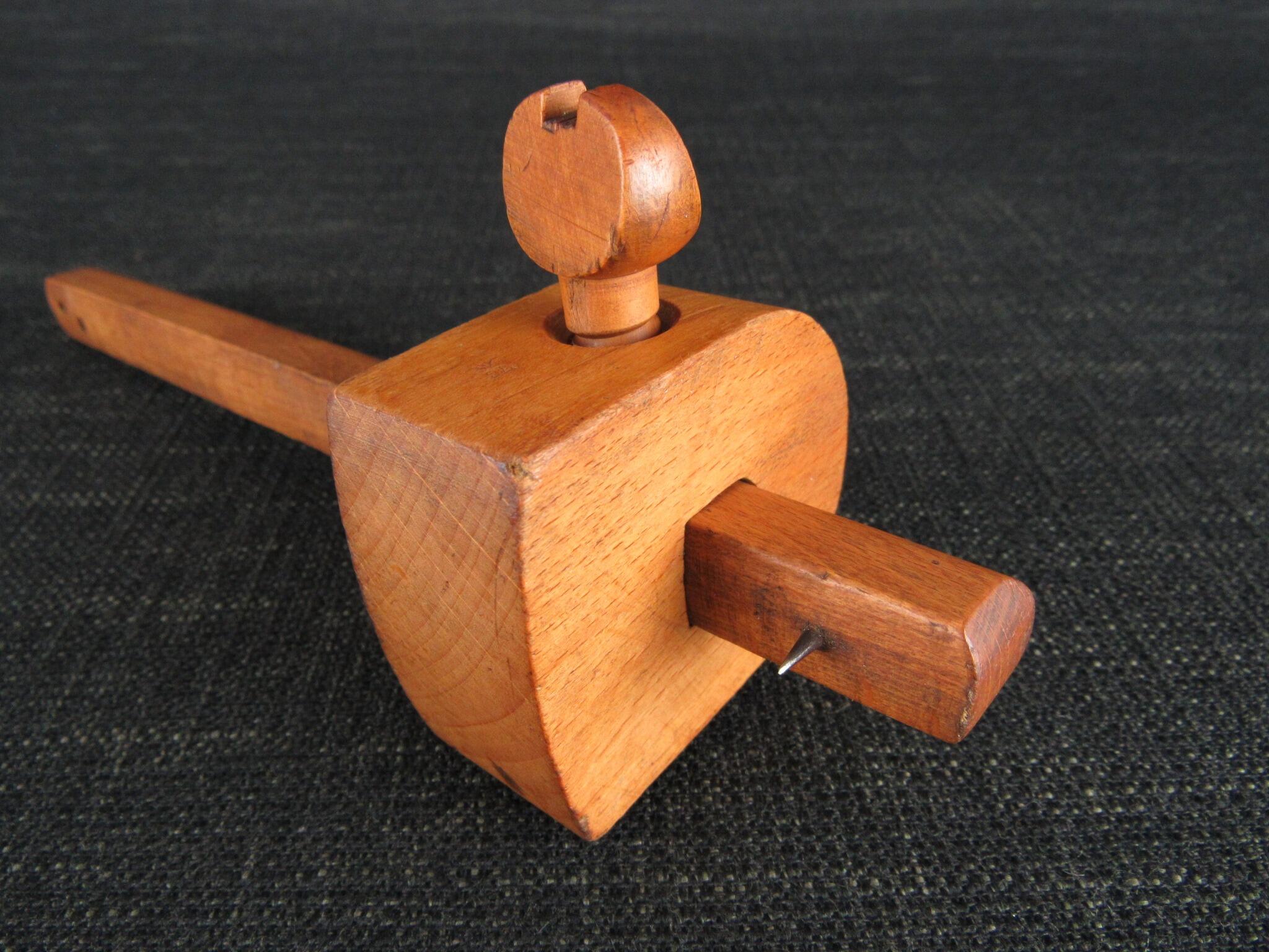 HALE BROS Wooden Marking Gauge with Broad Arrow mark
