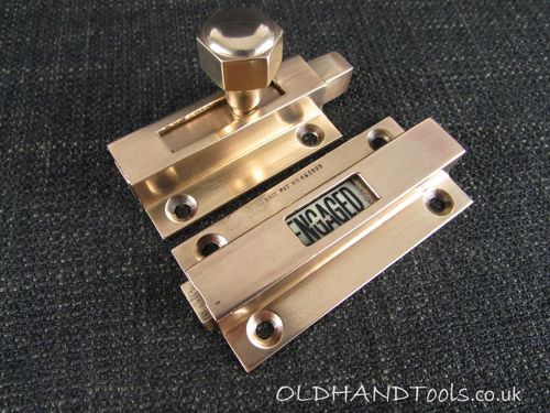 Vintage Patent Brass Indicator Bolt