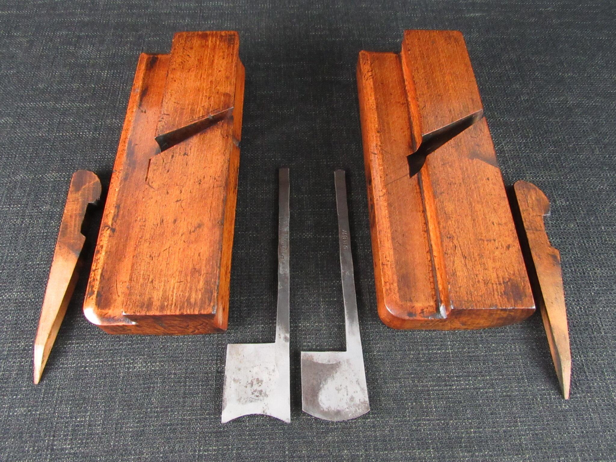 No 18 Hollow & Round Moulding Planes - Irons by DREW