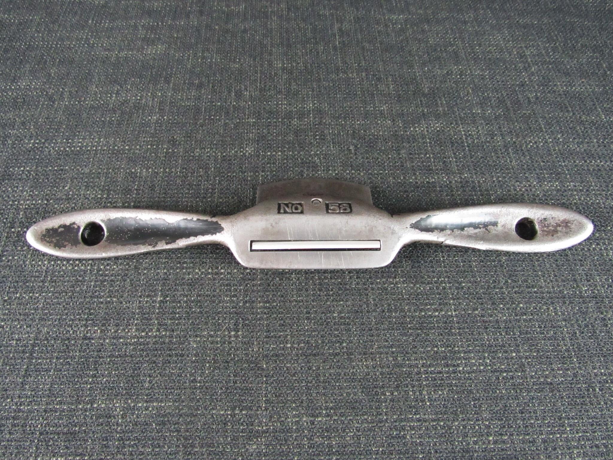 American STANLEY 58 Spokeshave - Flat Faced