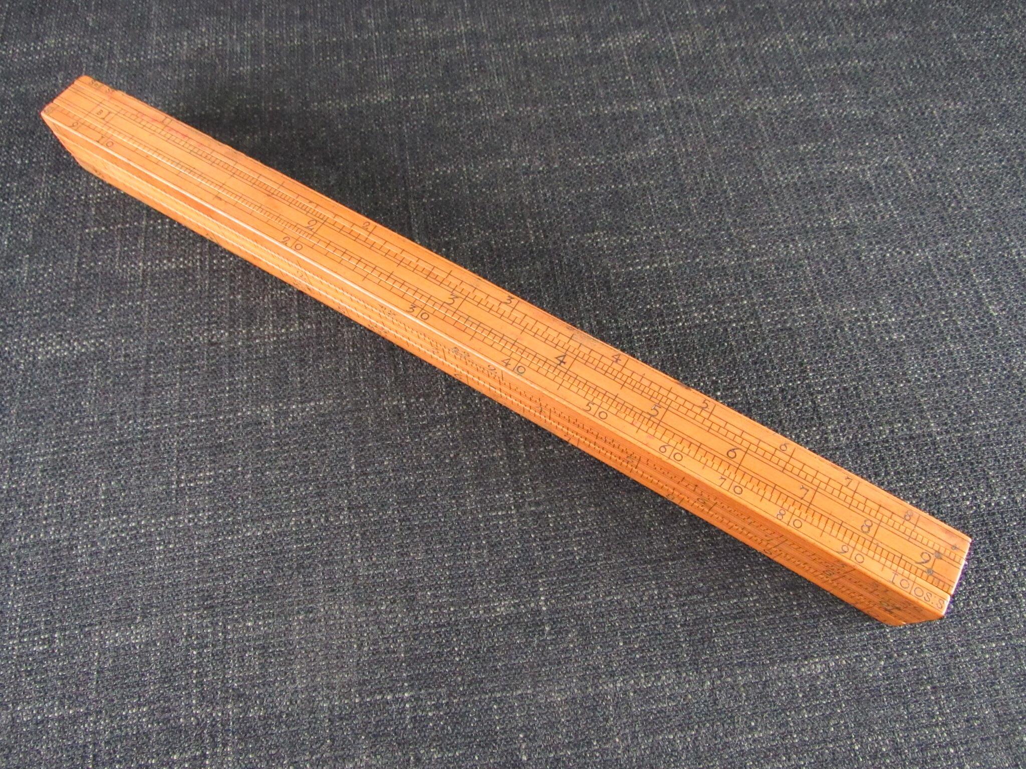18th Century 4 Slide Gaugers' Rule by EDWARD ROBERTS