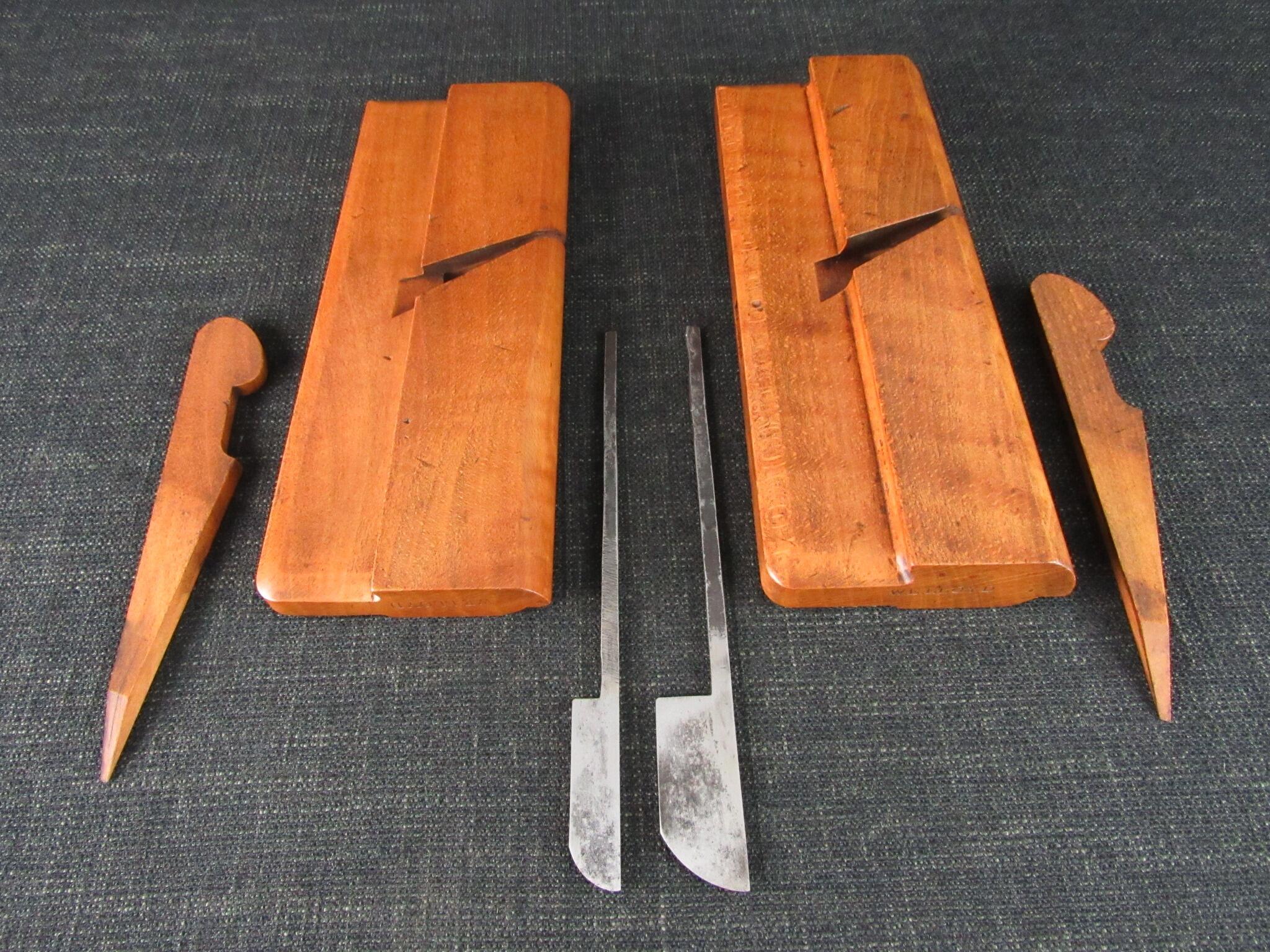 Graduated Pair of HATHERSICH Side Round Moulding Planes