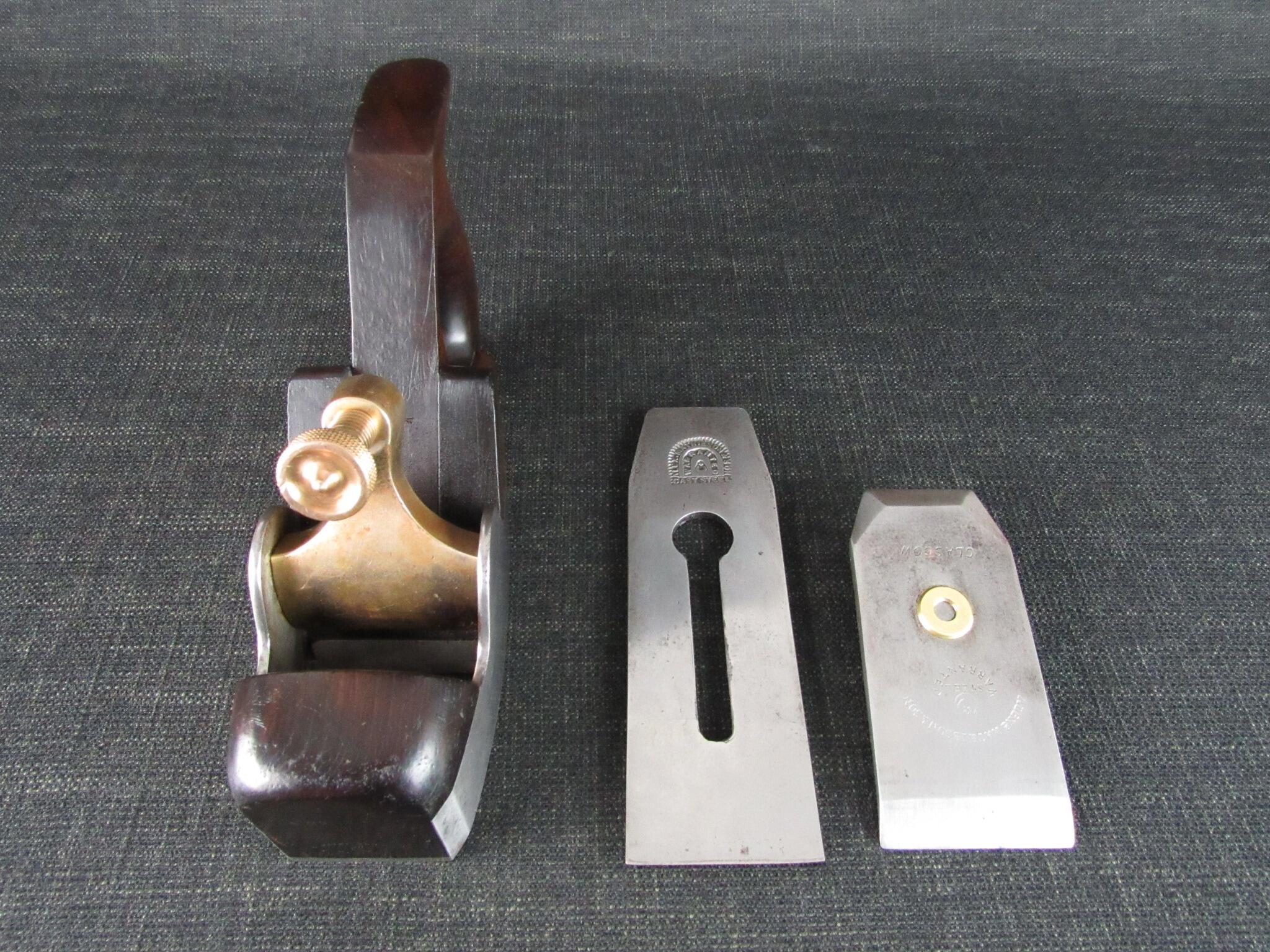 MATHIESON Dovetailed Infill Smoothing Plane with Closed Handle - Made by NORRIS