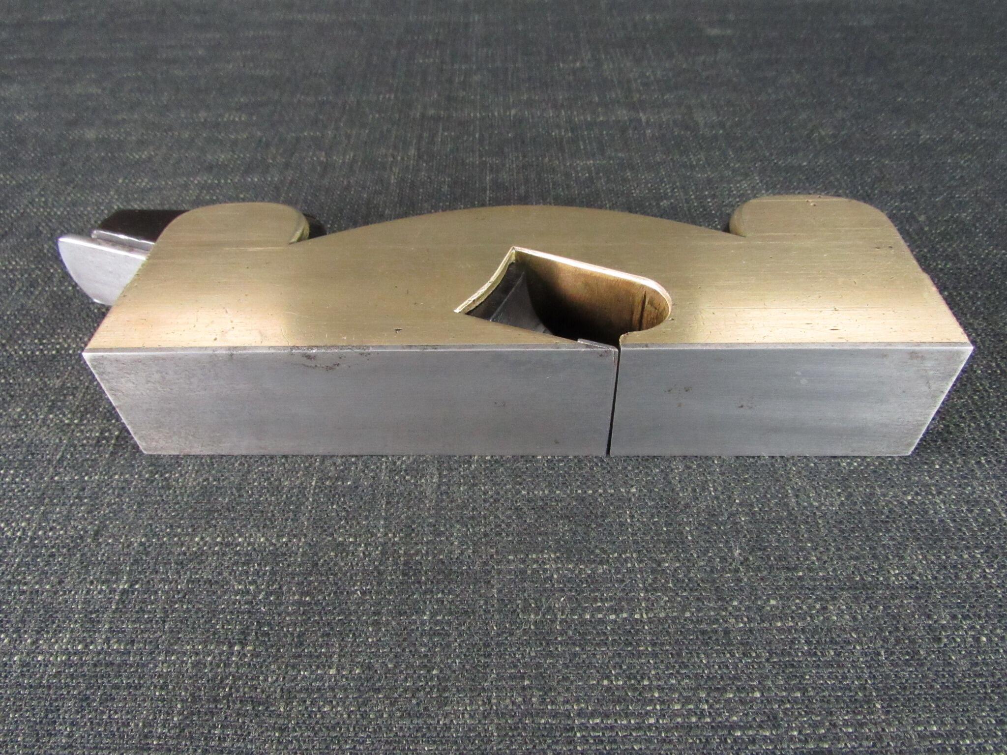 Brass or Gunmetal Shoulder Plane with Ebony Infill - GRIFFITHS Iron