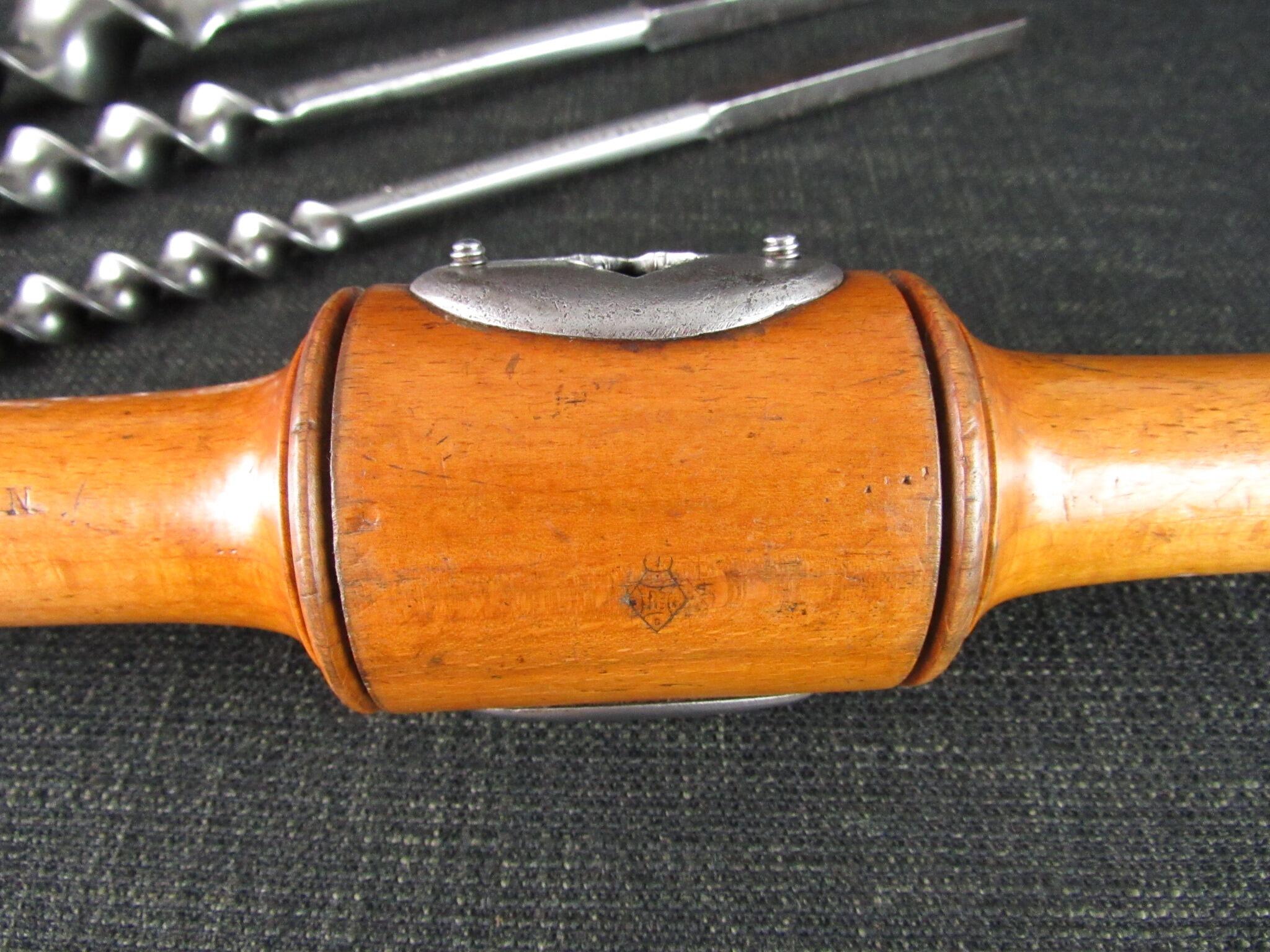Universal Auger Handle with 3 Patent GILPIN Auger Bits