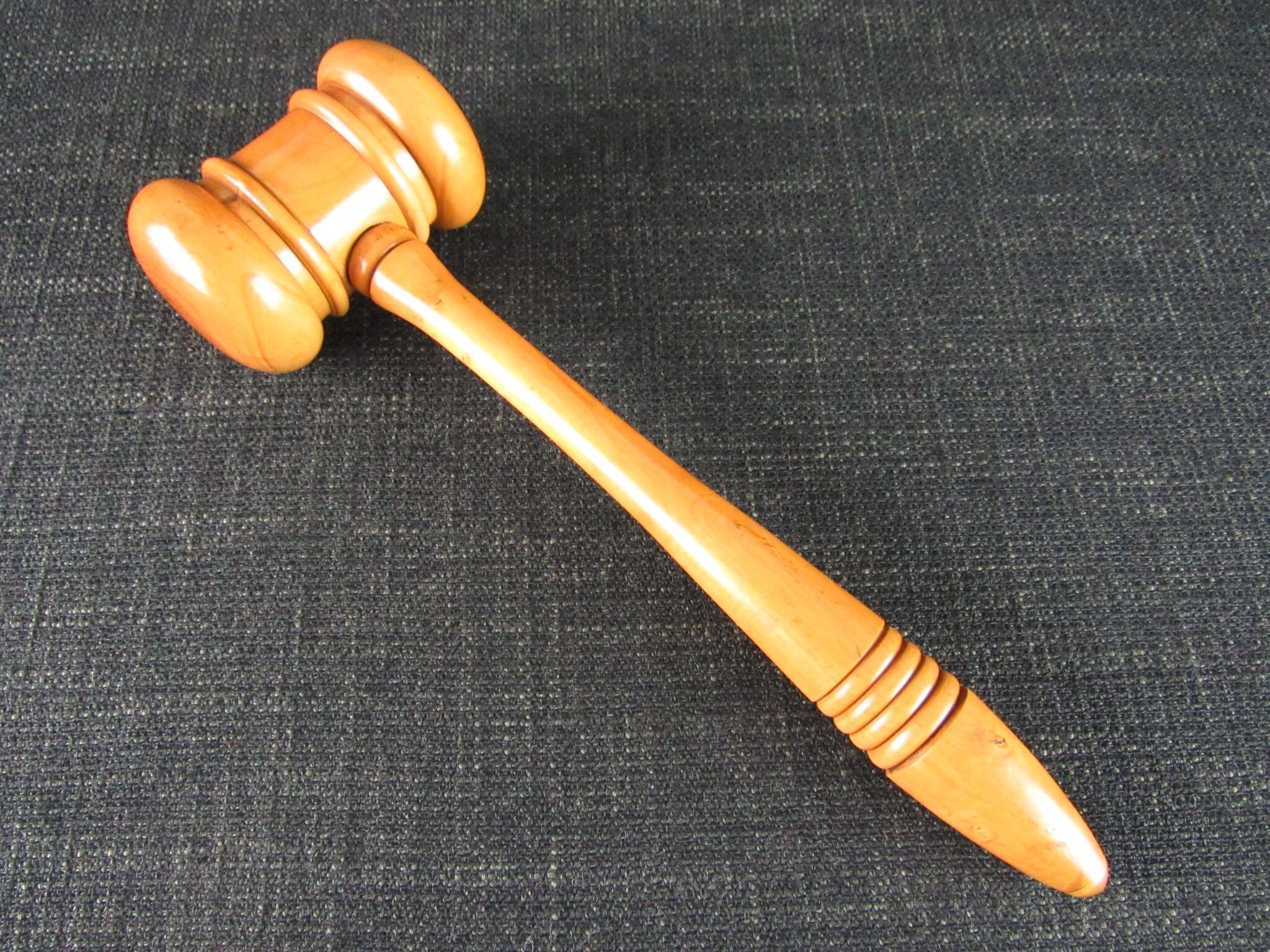 Antique Boxwood Gavel