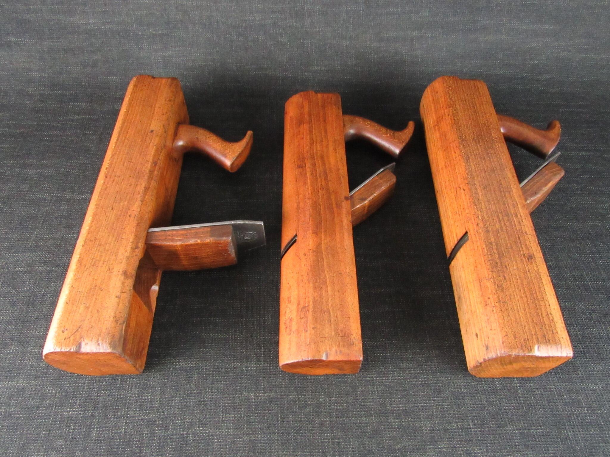 Rare Set of 3 SORBY Gutter Planes