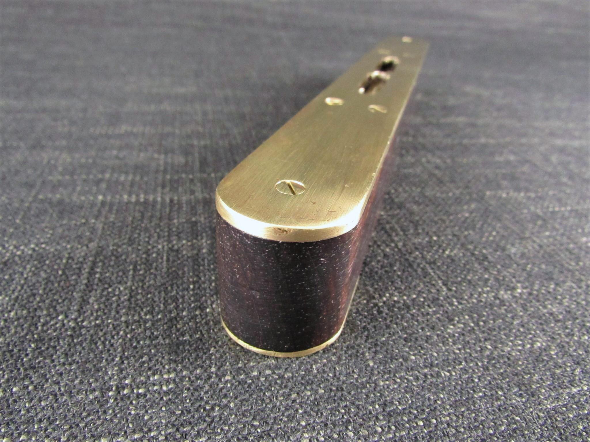 Brass Plated Rosewood Spirit Level