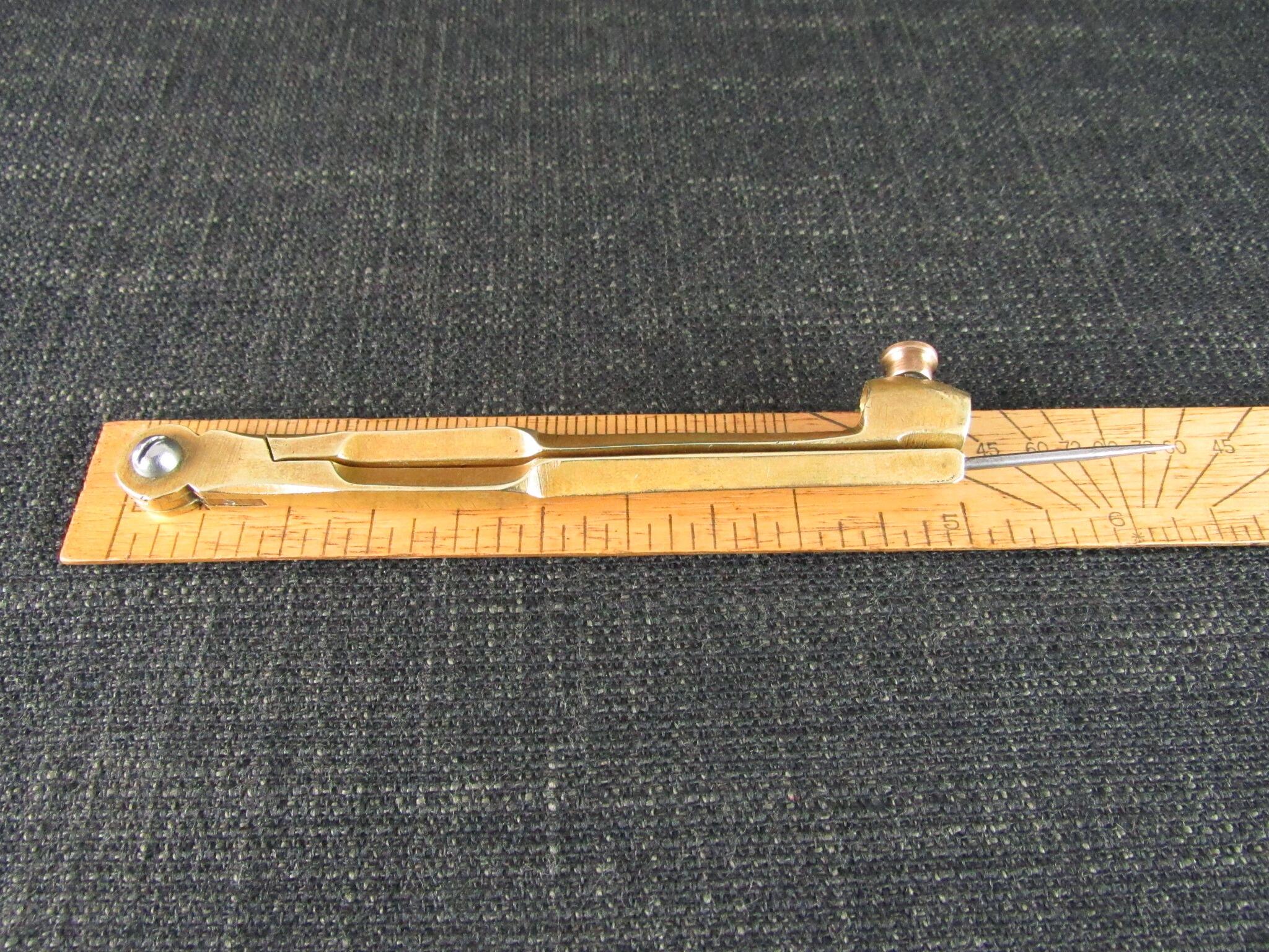 Larger Vintage Brass Compass