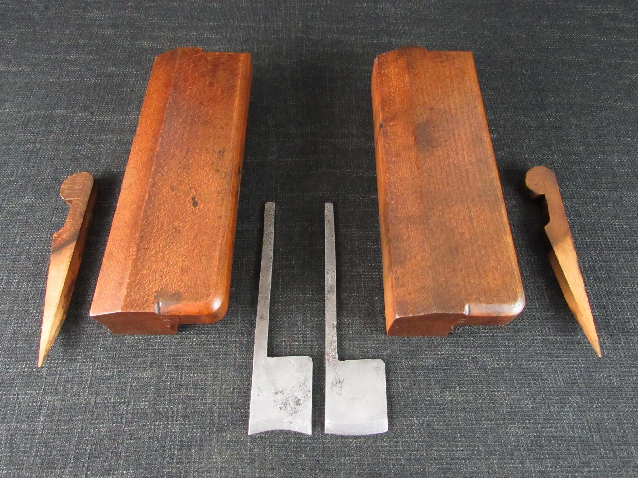 Pair of JOHN GREEN No 18 Hollow & Round Moulding Planes