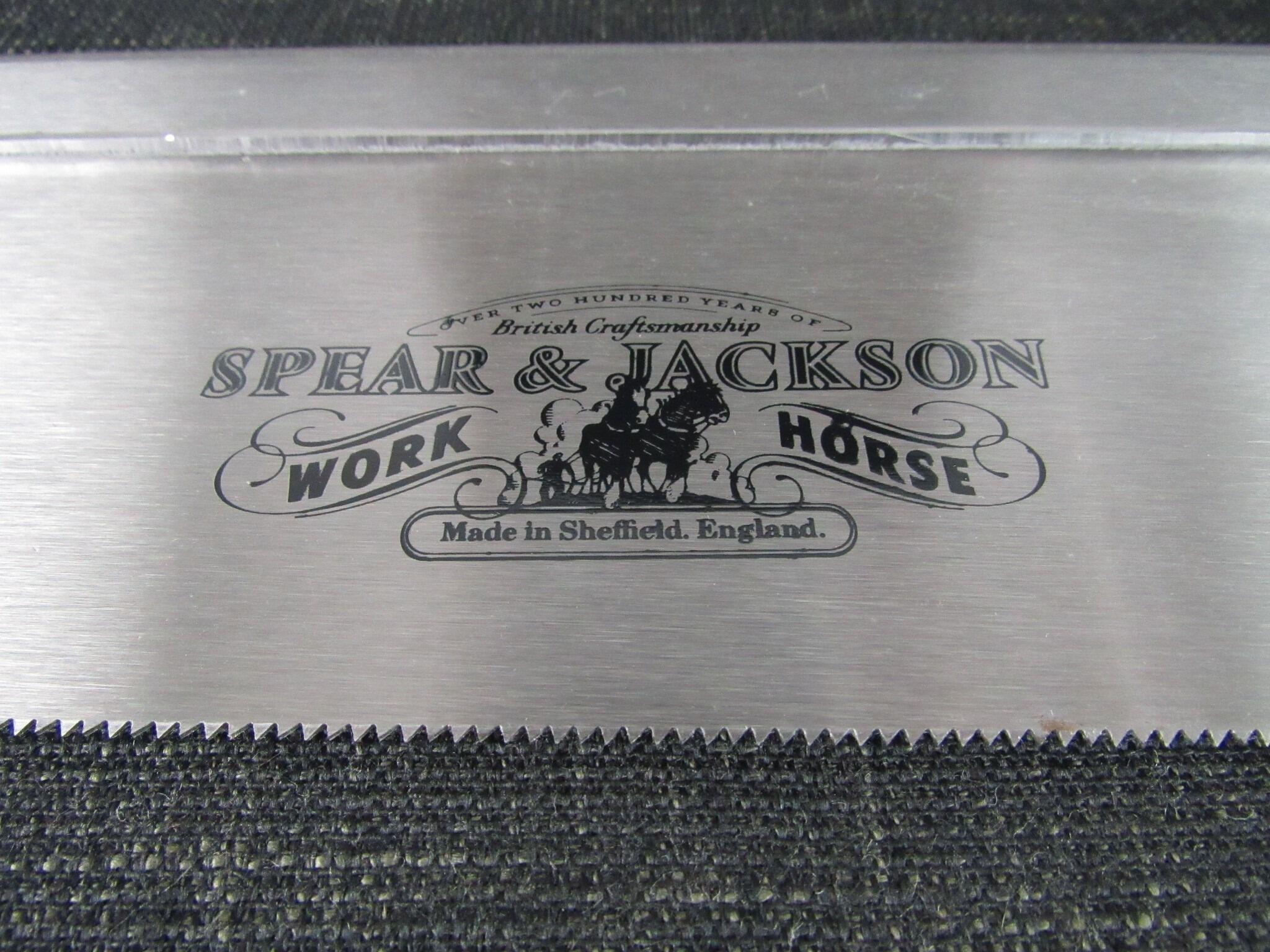 Unused SPEAR & JACKSON Work Horse Tenon Saw - 12 inch