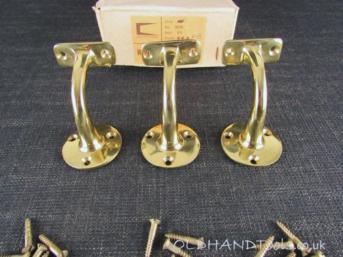 CLIFFORD Brass Handrail Brackets