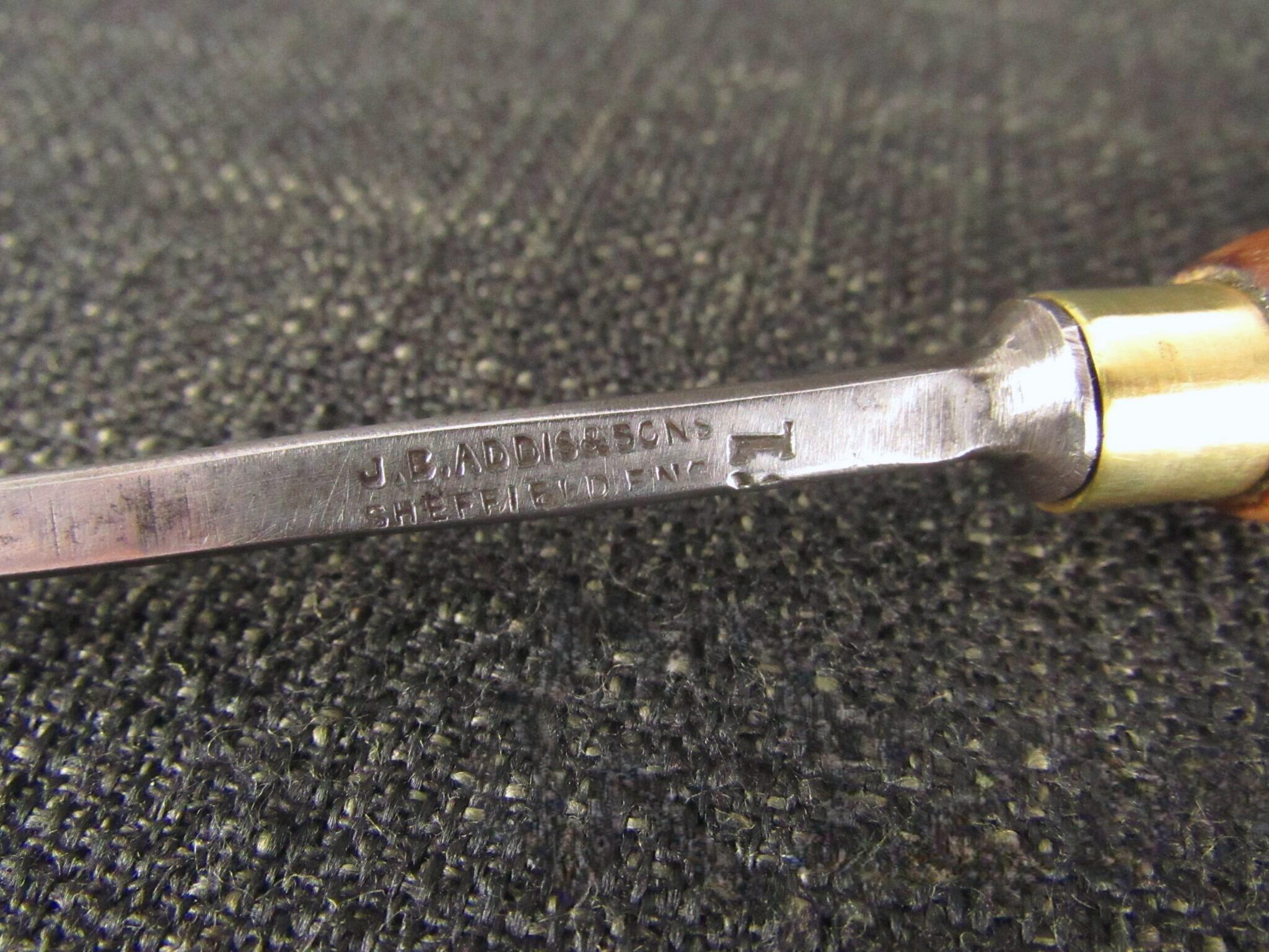 JB ADDIS No 31 Deep Spoon Carving Gouge - 1/4 inch