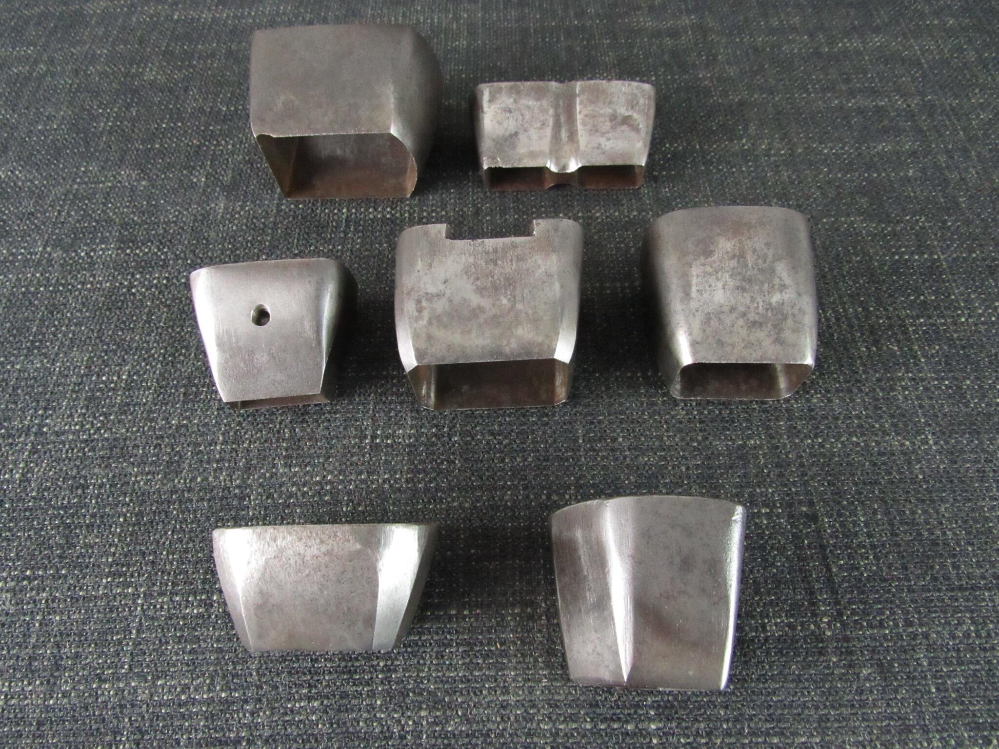 7 Vintage Leather Cutting Dies or Punches