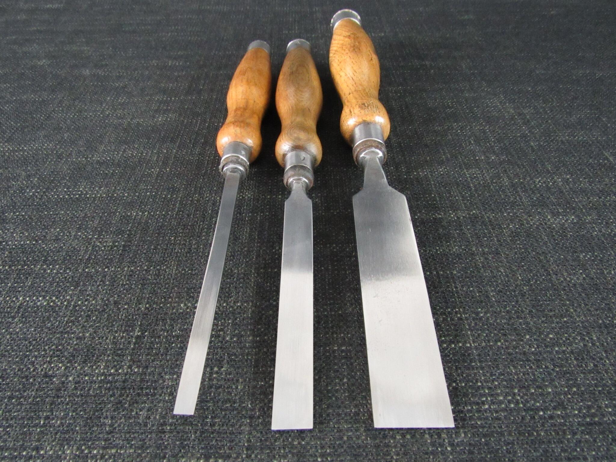 Set of 3 COLONEL Registered Firmer Chisels