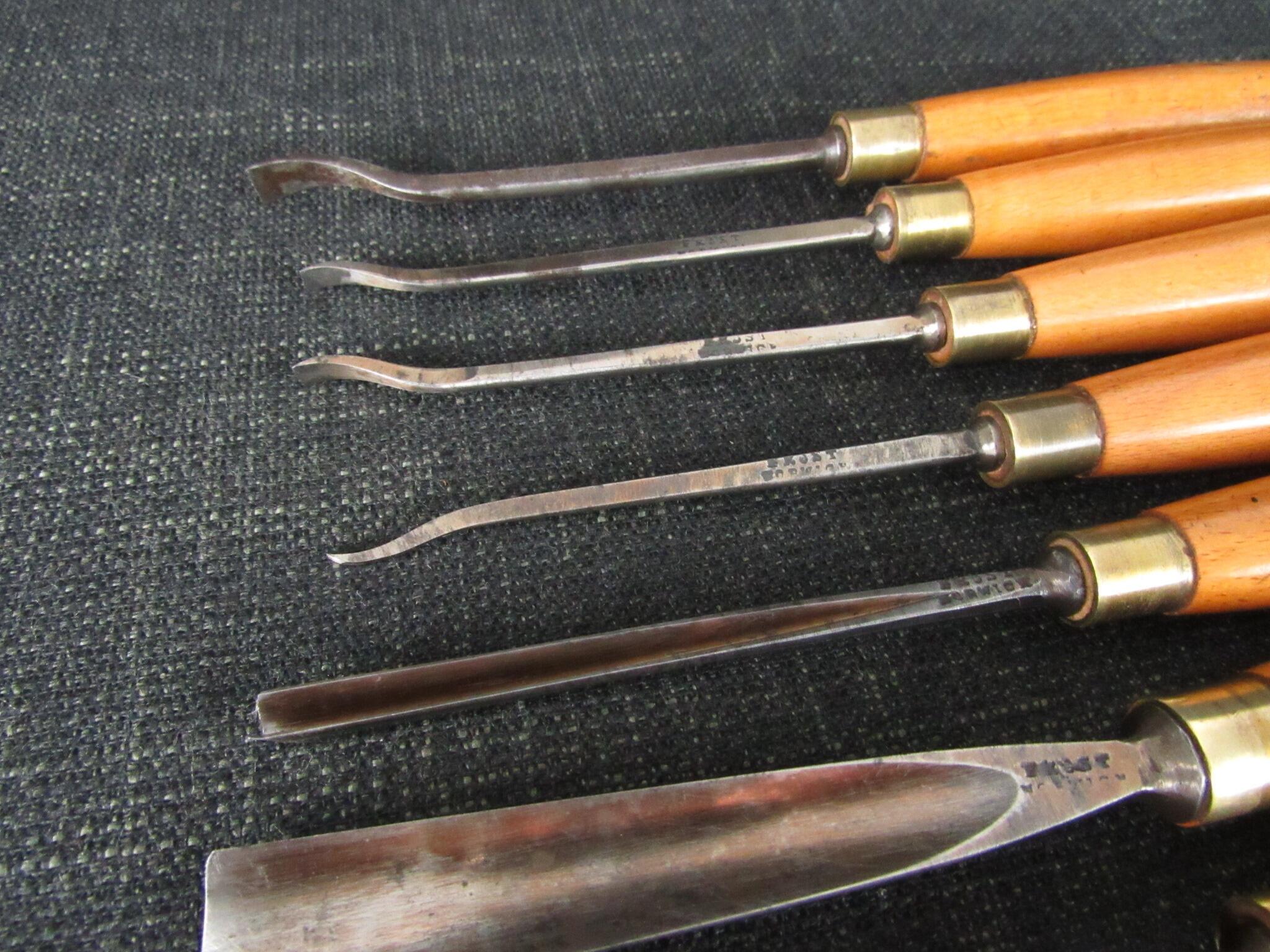 16 FROST of Norwich Carving Tools