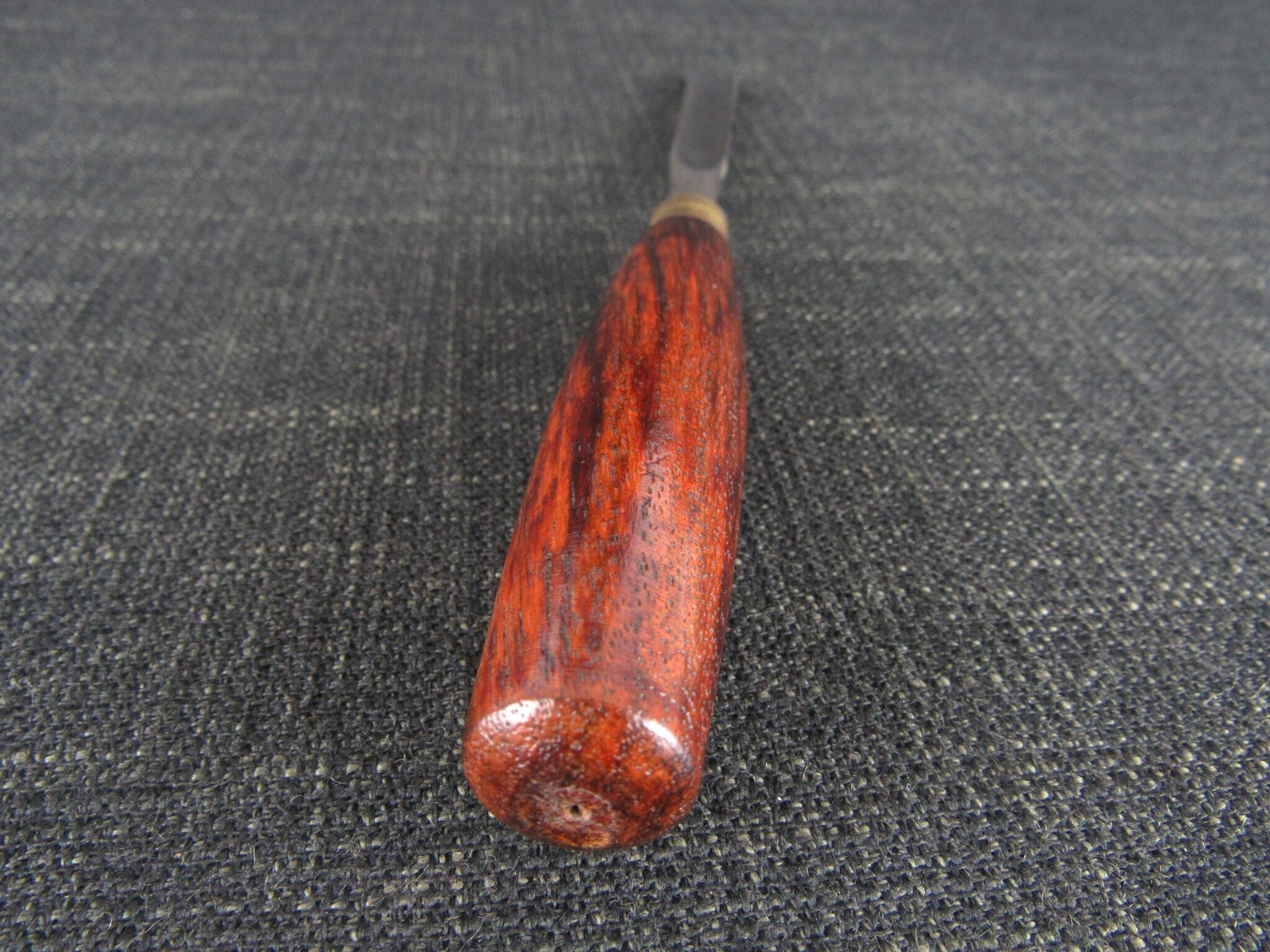 ASHLEY ILES 1/2 inch No 6 Straight Carving Gouge - Bubinga Handle