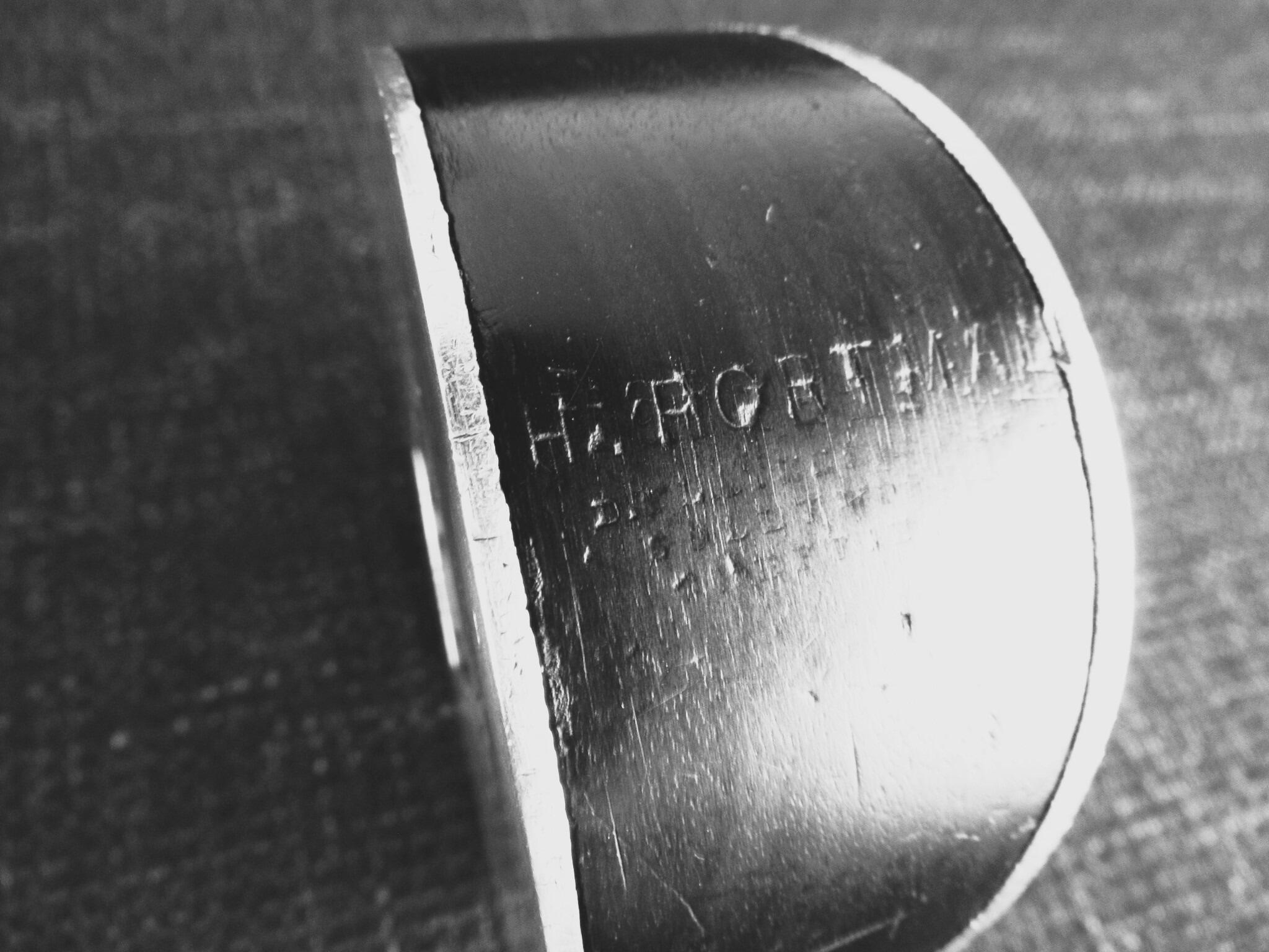 D FLATHER Double Ended Ebony Cutting or Slitting Gauge for Curved & Straight Work