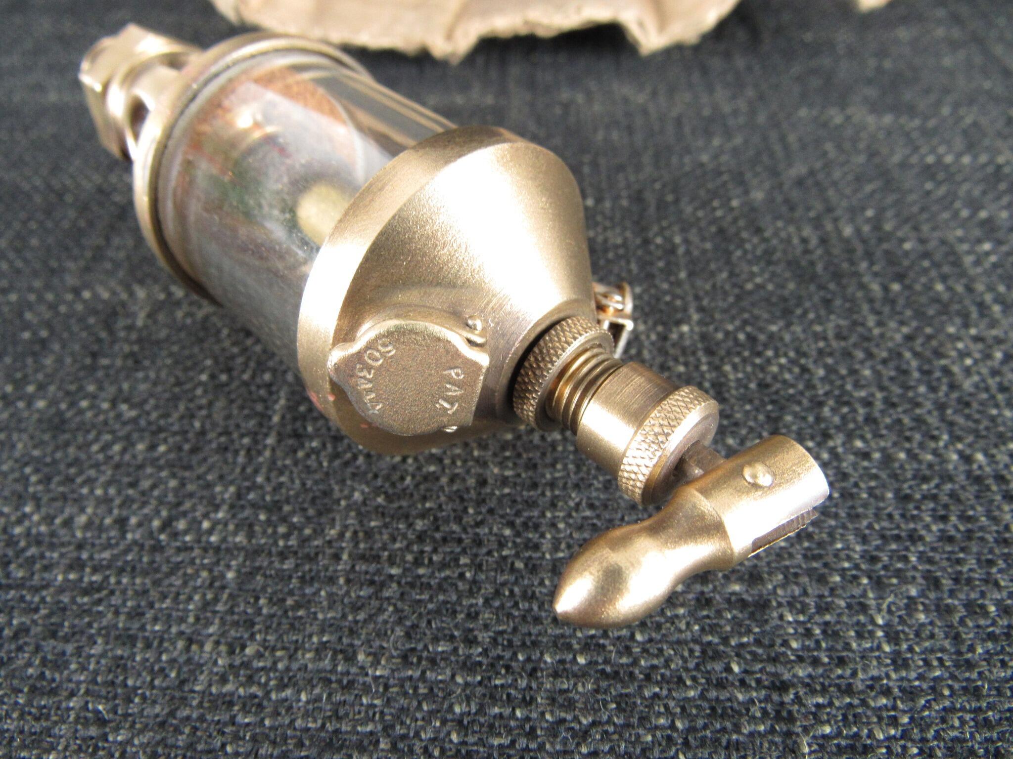 Brass Drip Feed Lubricator - New Old Stock