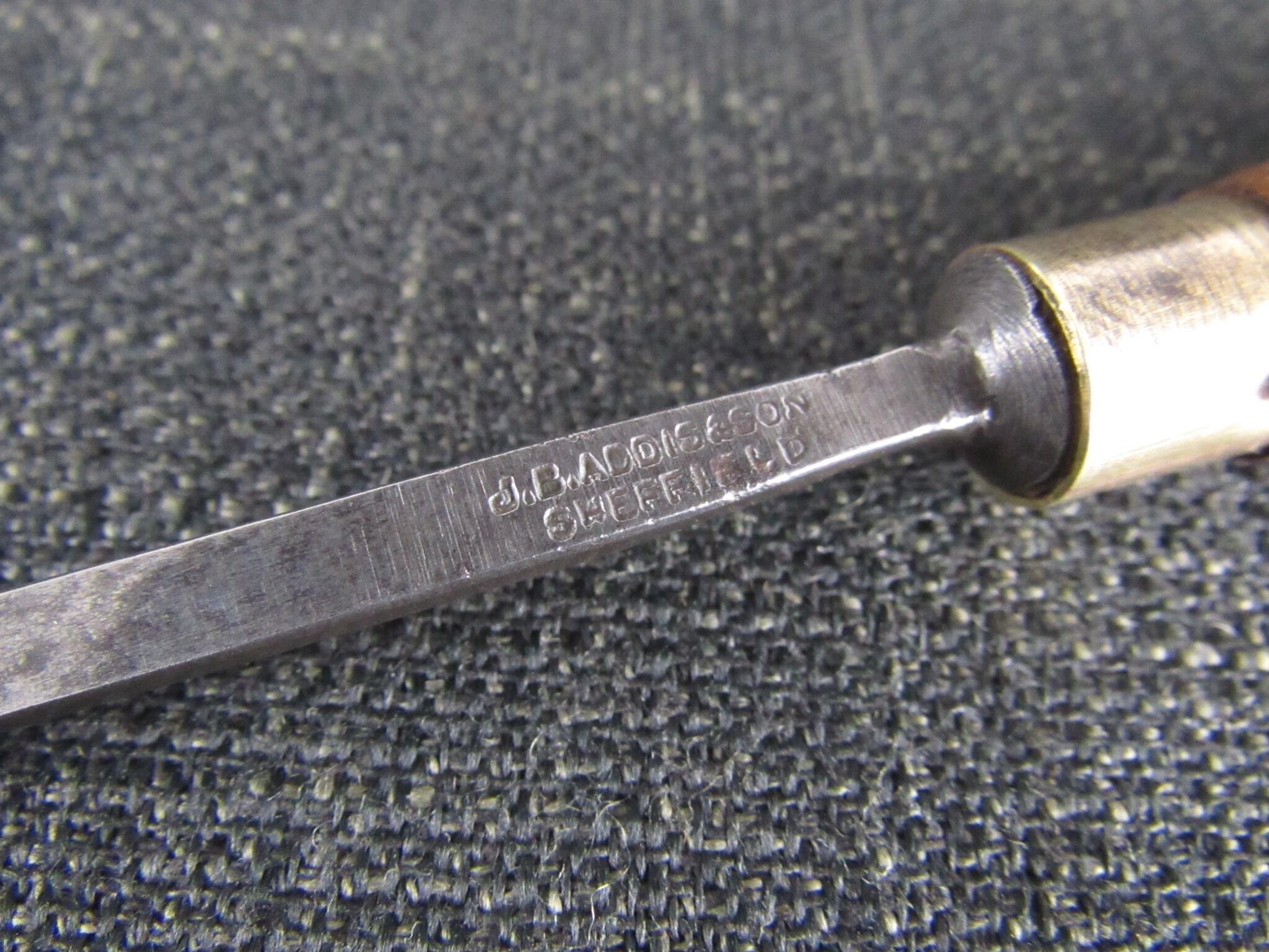 JB ADDIS 3/16 inch Carving Chisel - 5mm