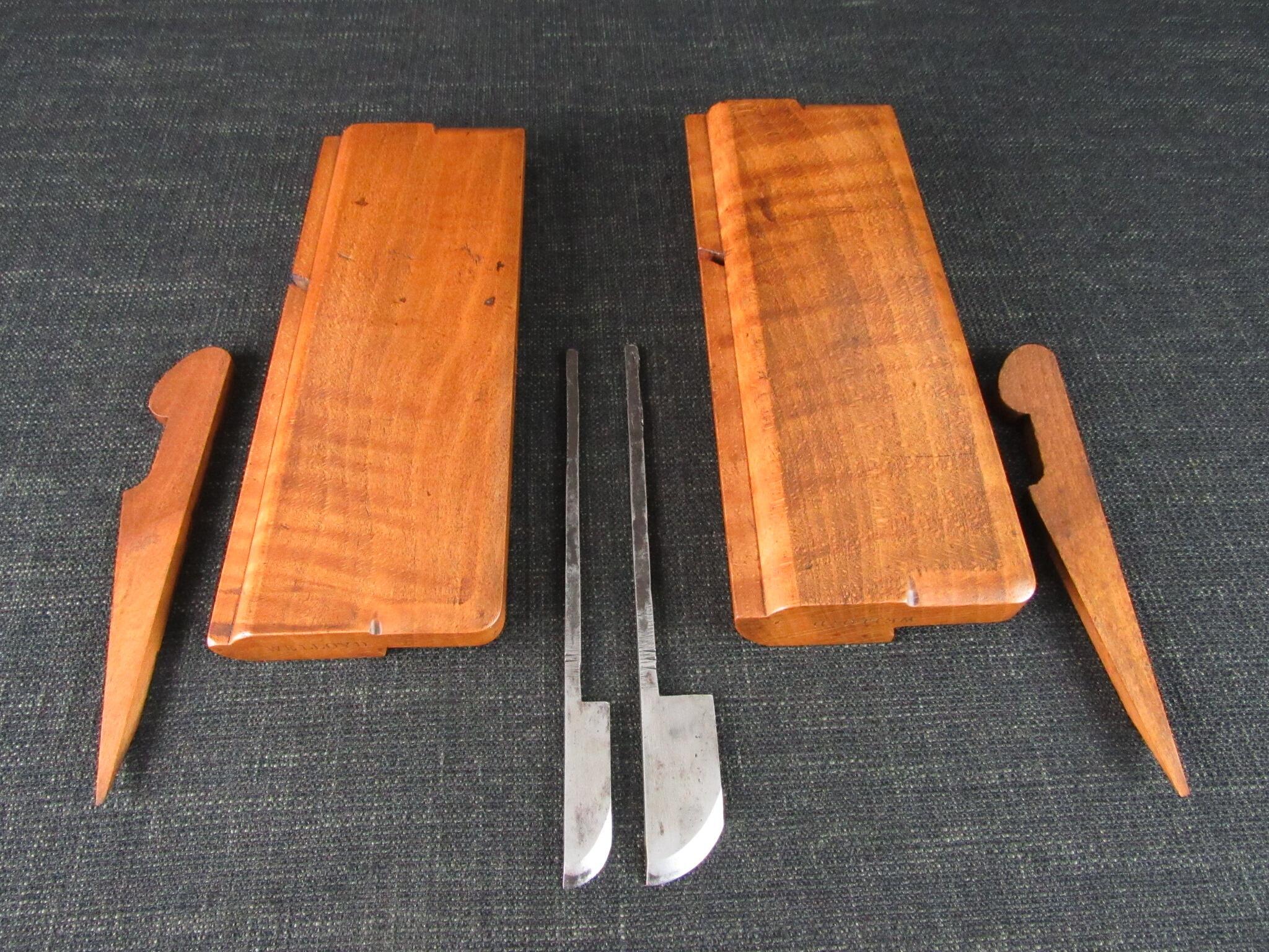 Graduated Pair of HATHERSICH Side Round Moulding Planes