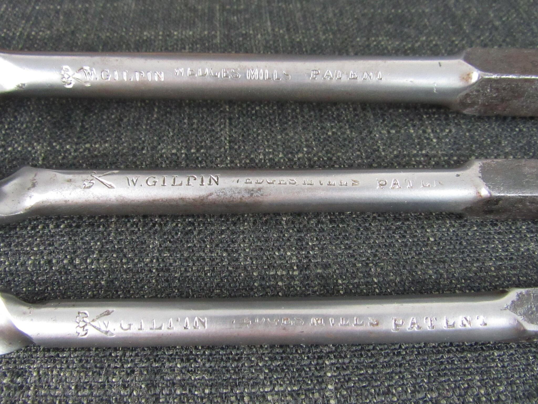 Universal Auger Handle with 3 Patent GILPIN Auger Bits
