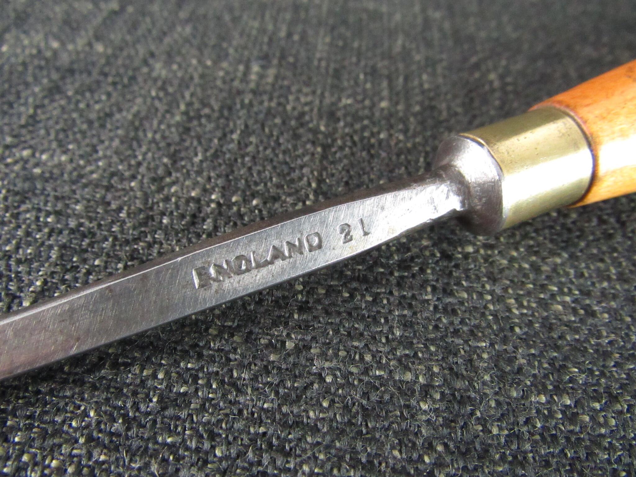 SJ ADDIS 5/16 inch No 21 Spoon Carving Chisel