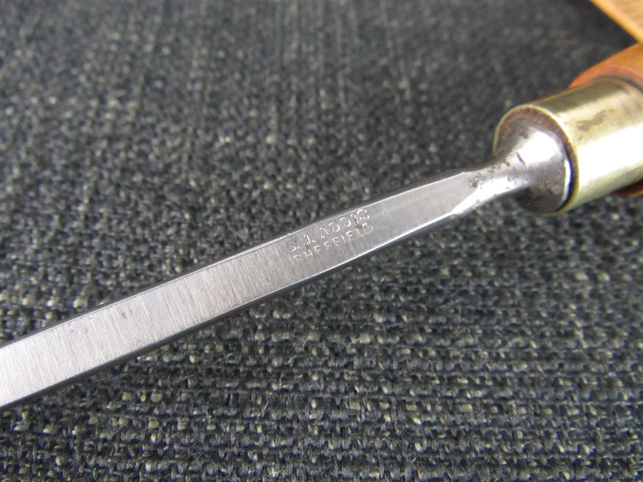 SJ ADDIS 5/16 inch No 28 Spoon Carving Gouge