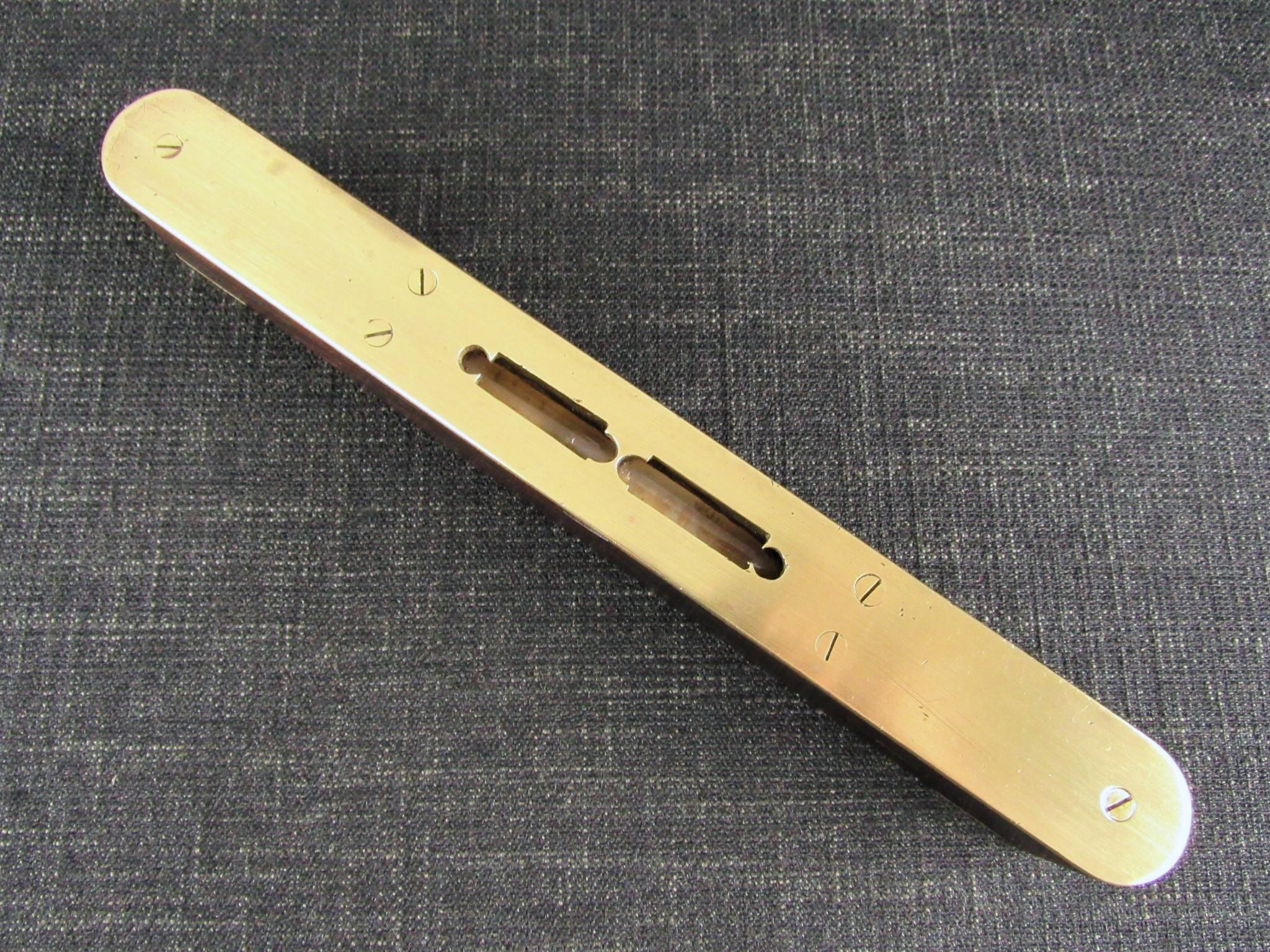 Brass Plated Rosewood Spirit Level