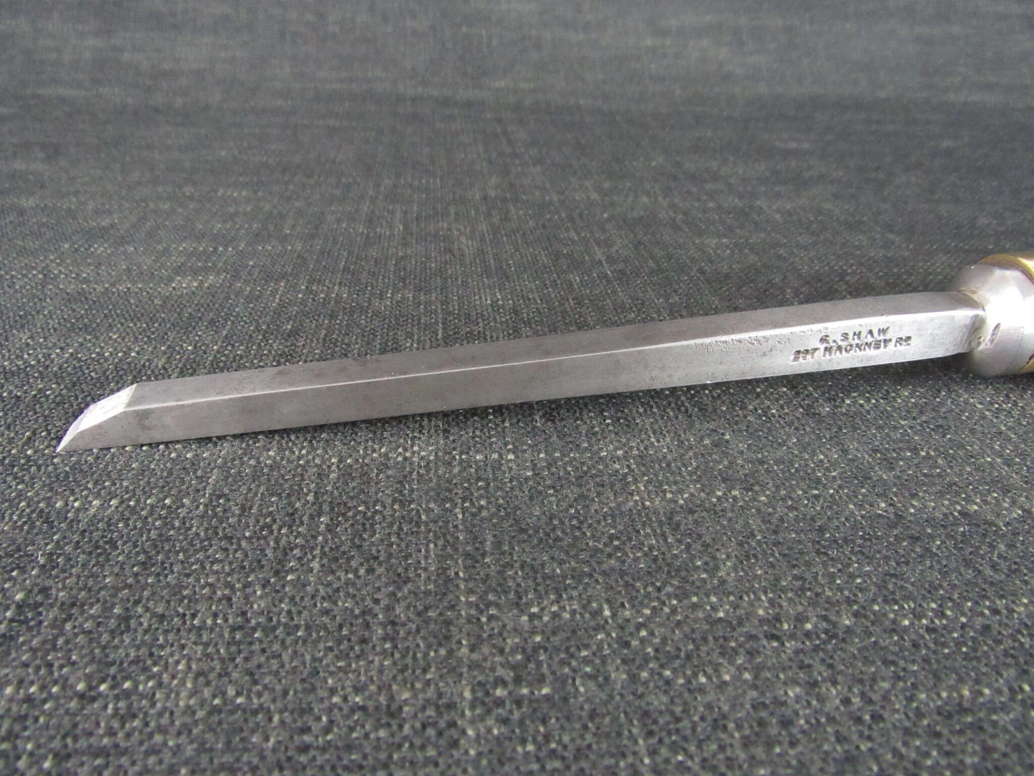 3/8 inch GEORGE SHAW Mortice Chisel