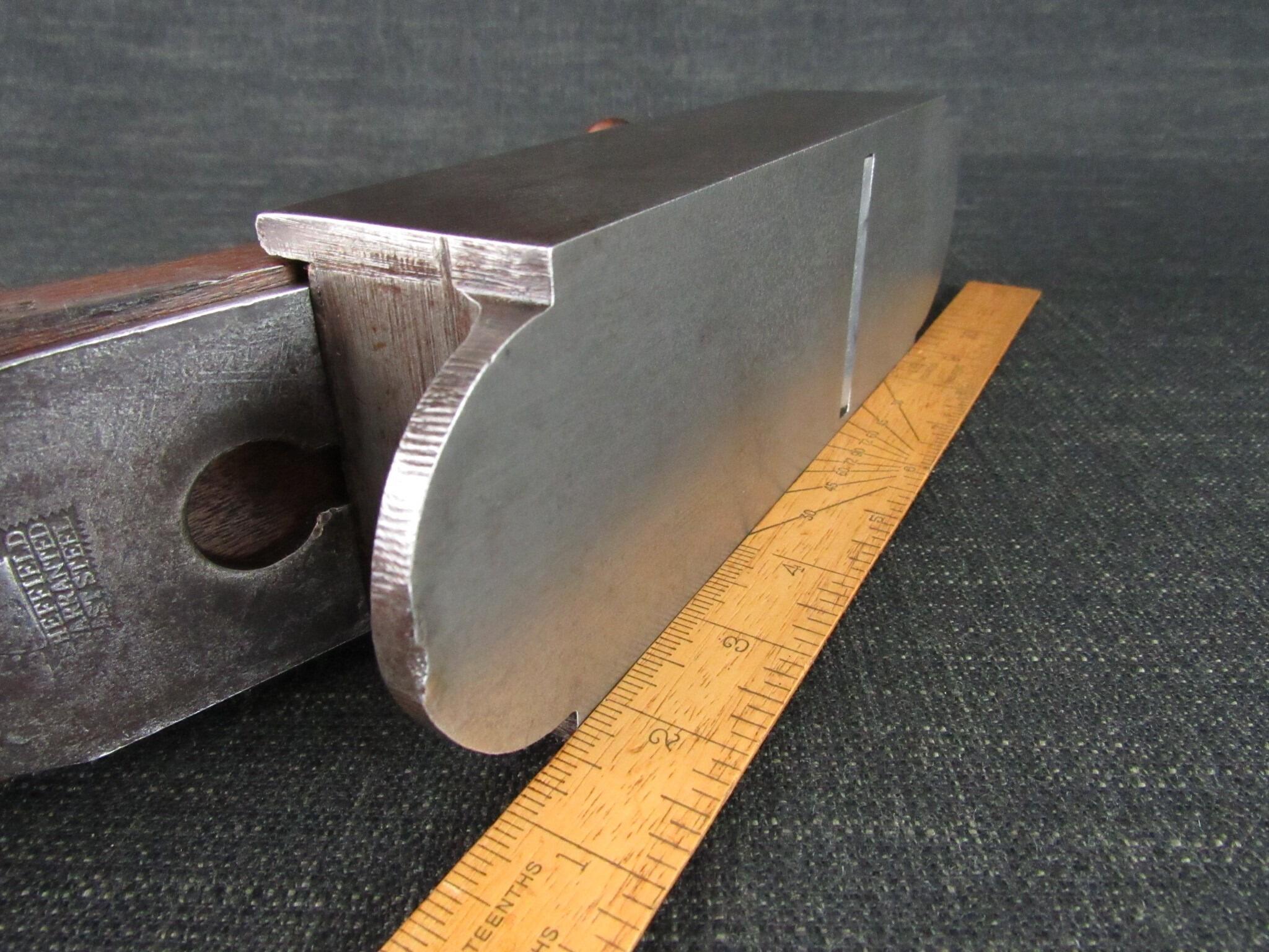 Unusual Heavy Antique Mitre Plane