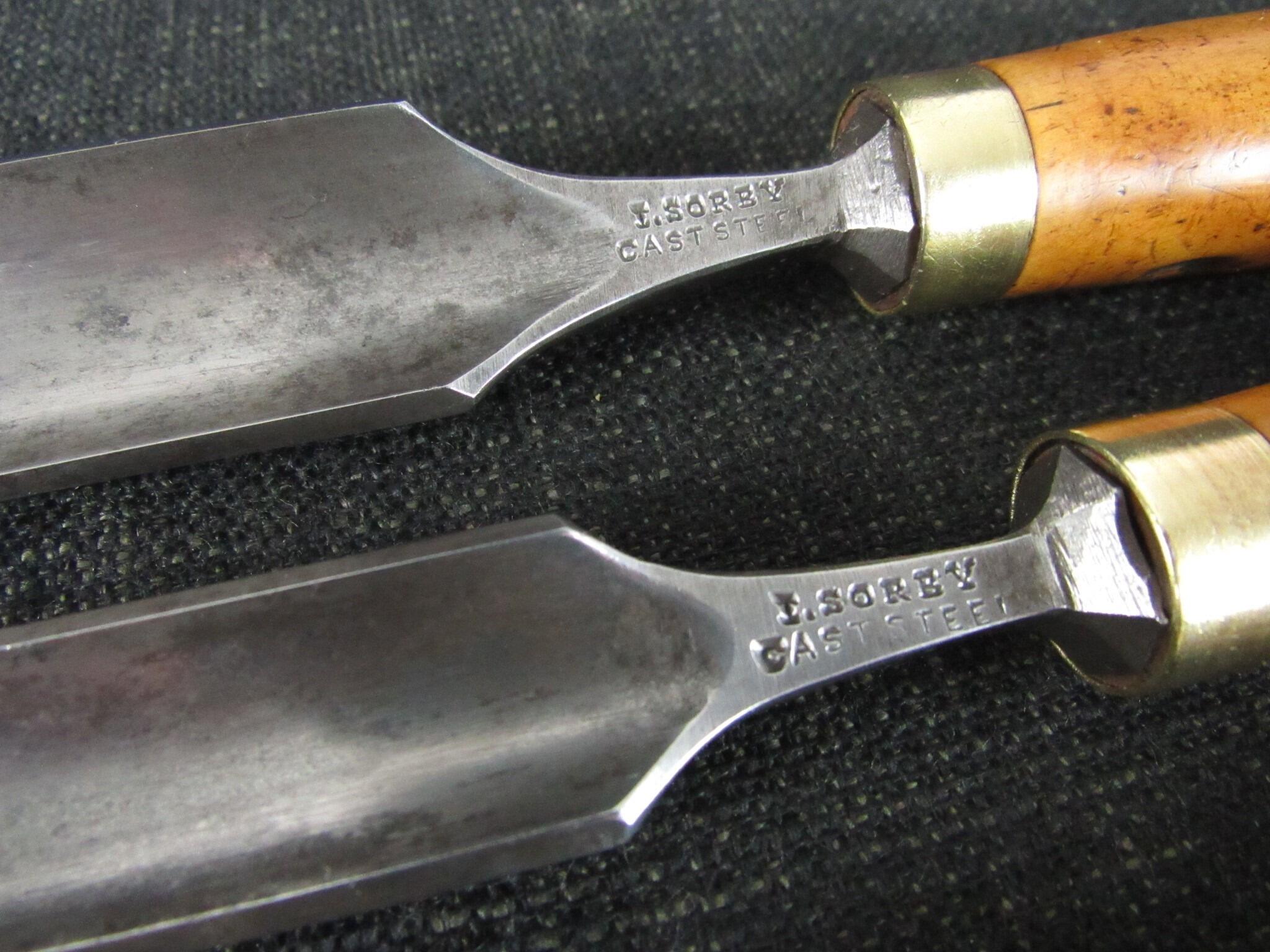 Graduated Set of 5 SORBY Firmer Gouges