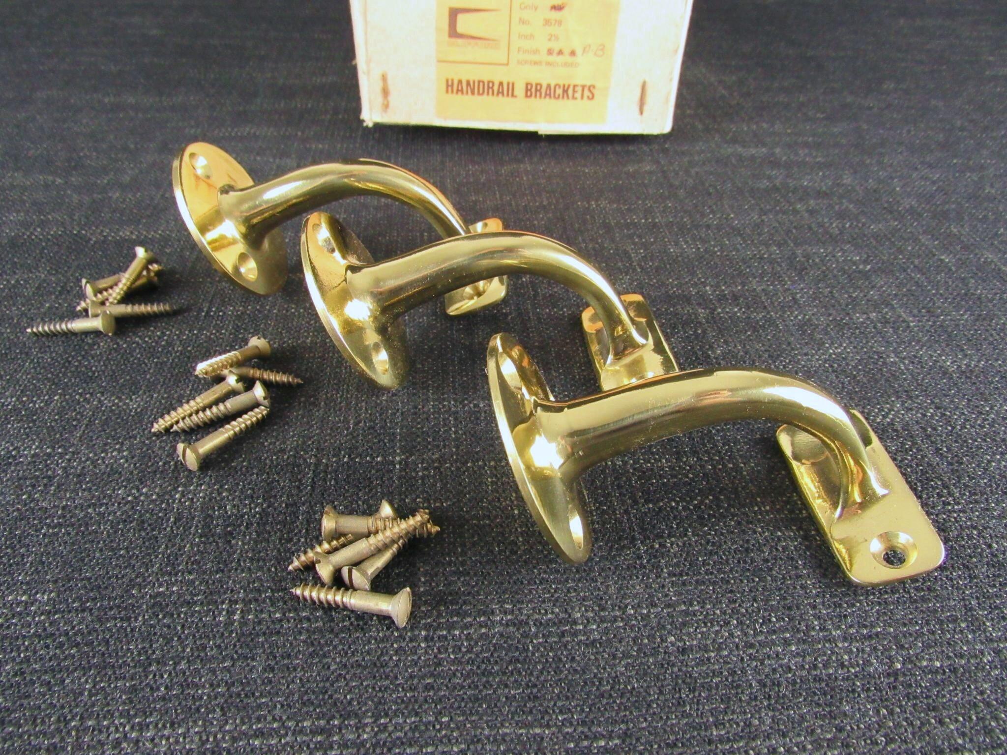 CLIFFORD Brass Handrail Brackets