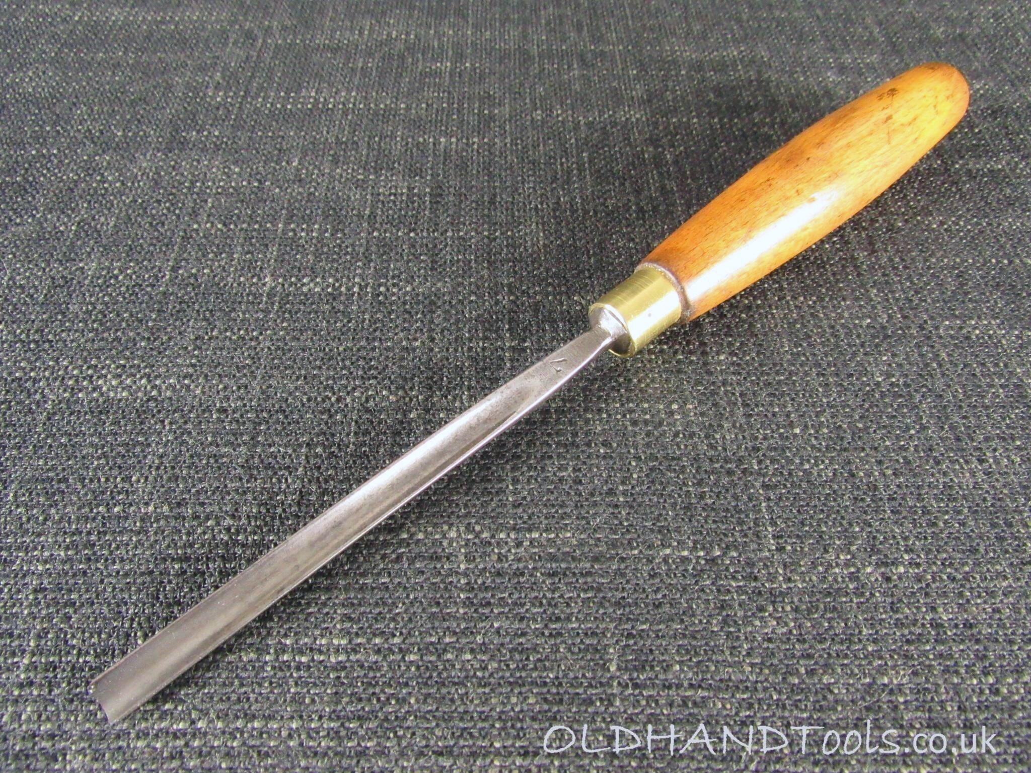 MARPLES No.7 Straight Carving Gouge - 1/4 inch