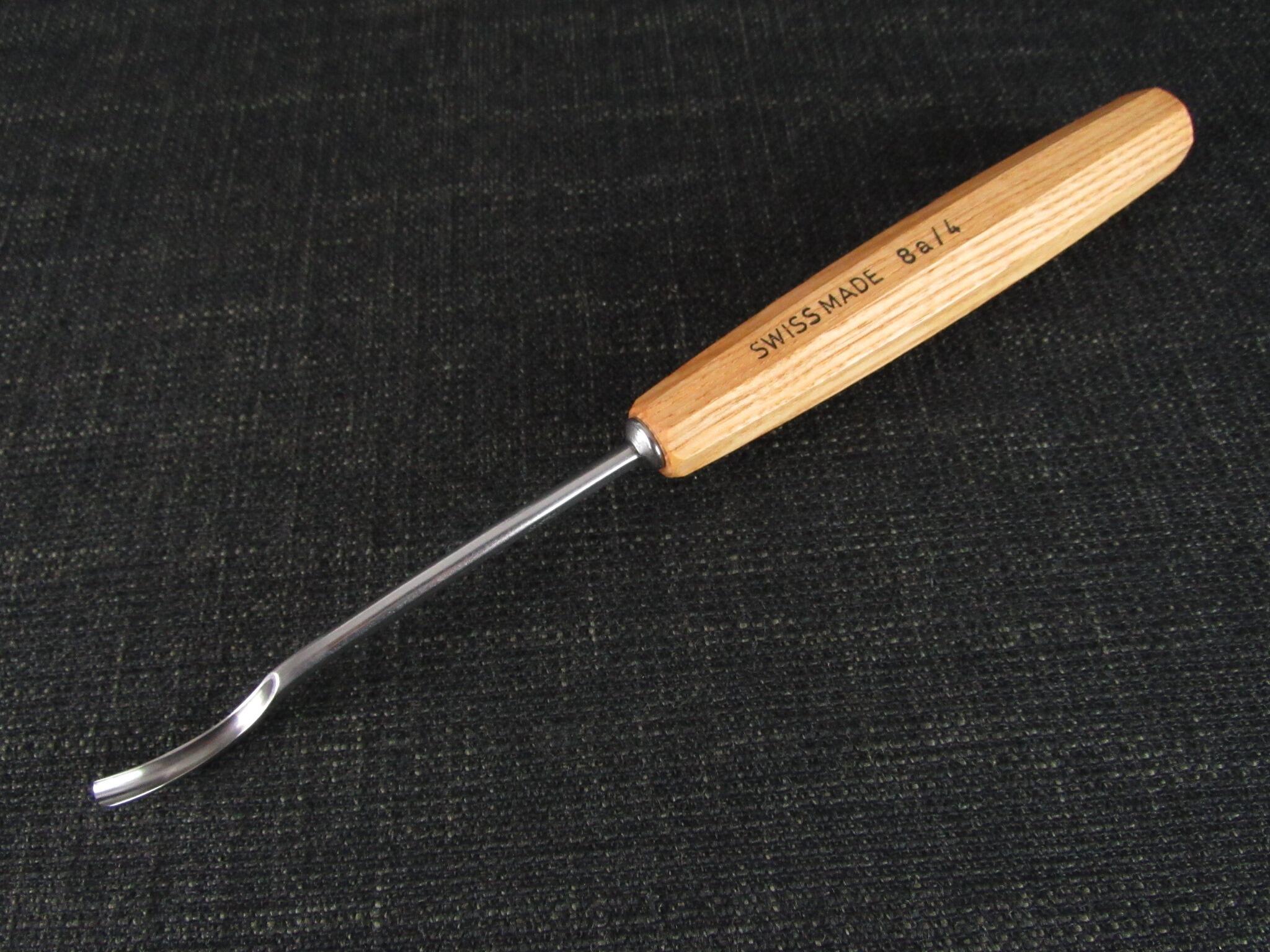 PFEIL Series 8a Spoon Bent Carving Gouge - 4mm