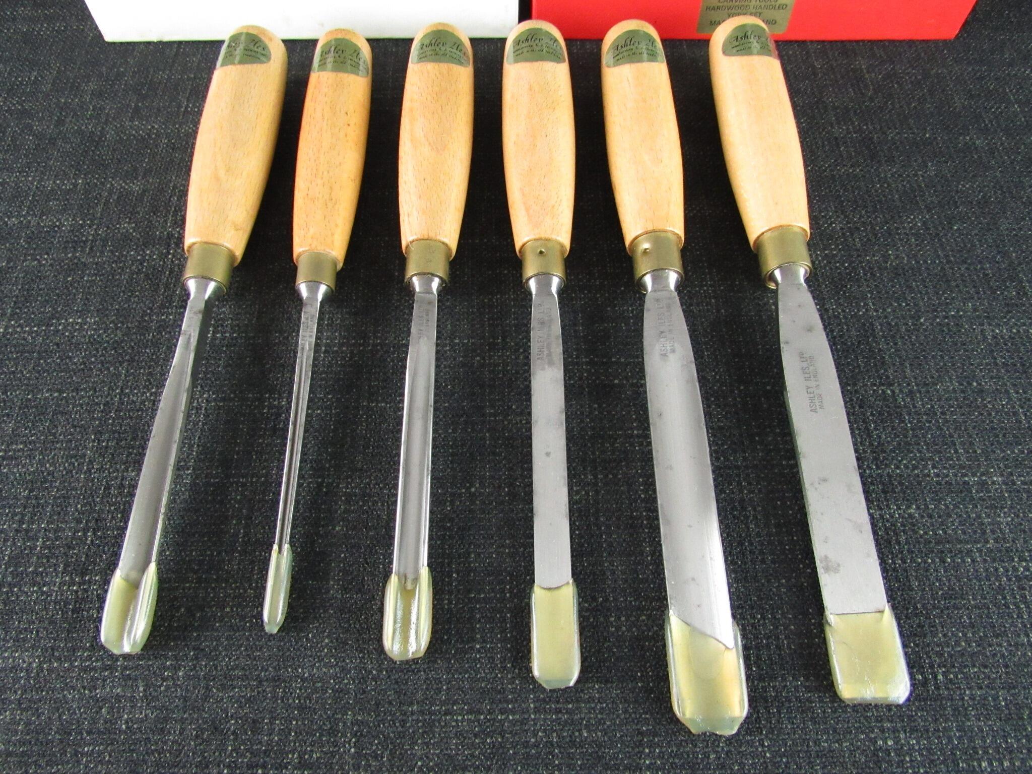 ASHLEY ILES York Set of 6 Carving Tools - Unused