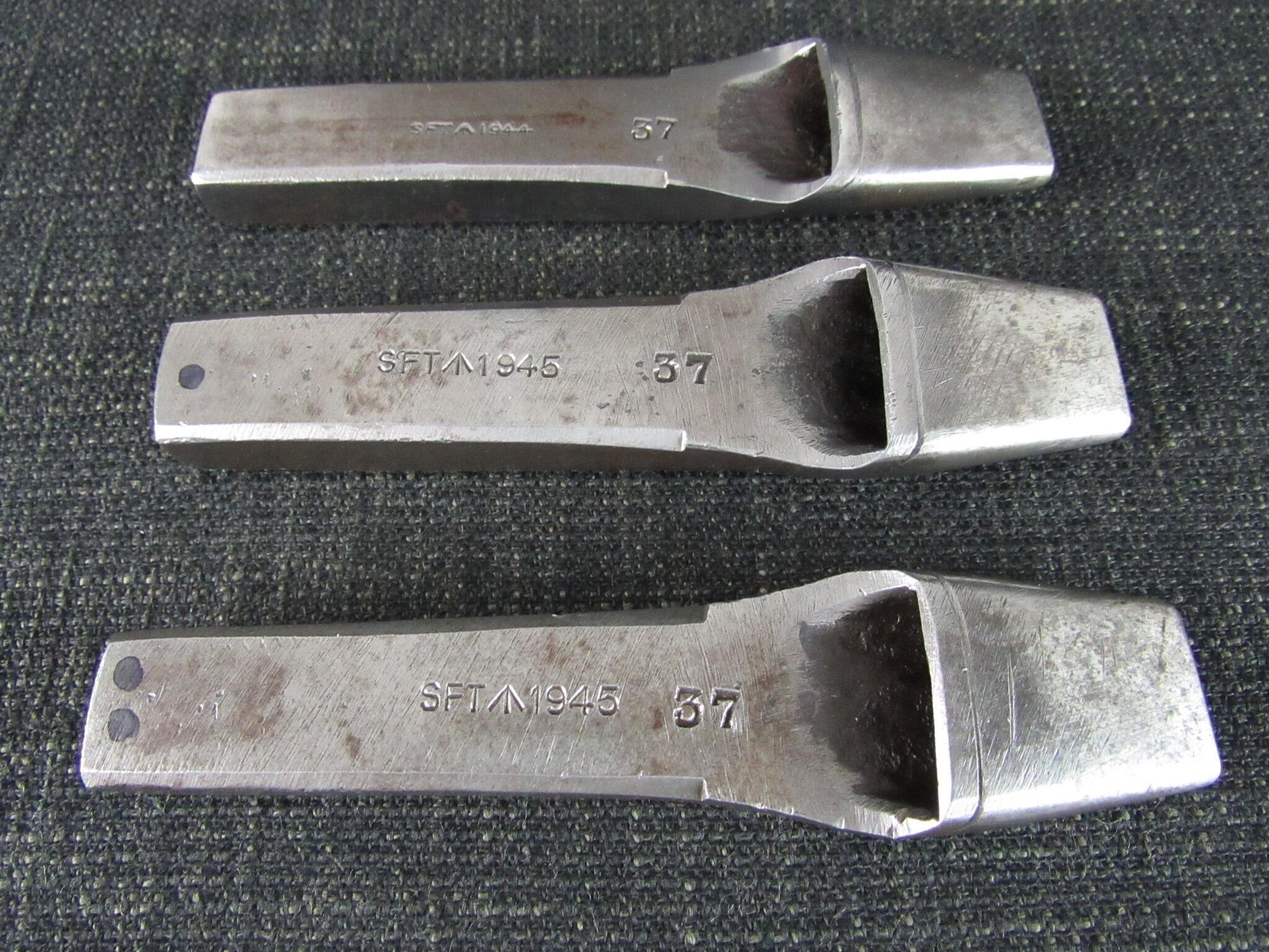 No.37 Saddlers Crew Punches with Broad Arrow mark