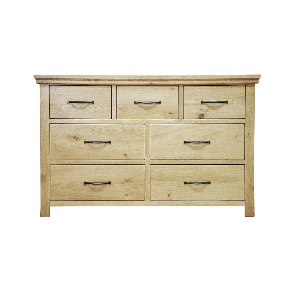 Buy The Toronto Oak 3 Over 4 Chest Of Drawers At Furniture Octopus