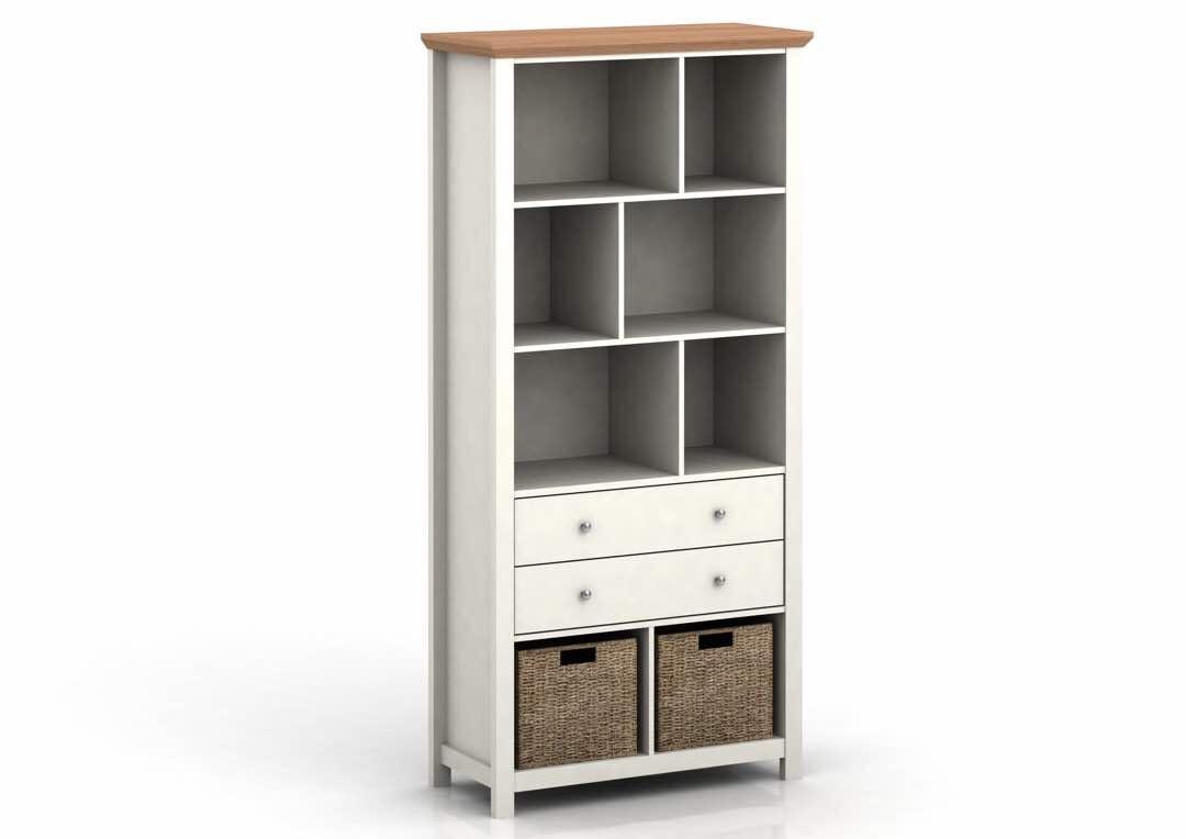 Buy The Stratford Cream Painted Large Bookcase At Furniture Octopus