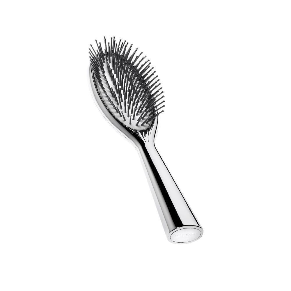 ACCA KAPPA Chrome Hairbrush with Natural Rubber Cushion