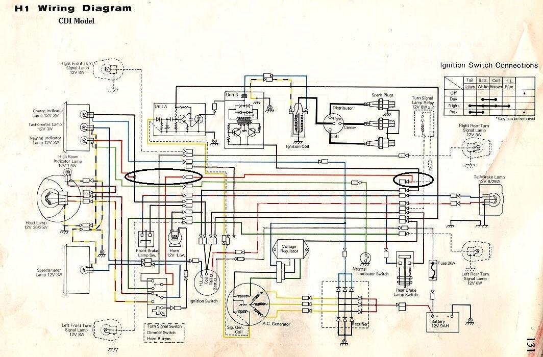 WIRING DIAGRAM H1 CDI MODELS