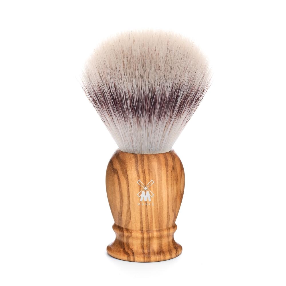 MUHLE Synthetic Fibre Shaving Brush Classic Large Olive Wood Shaving