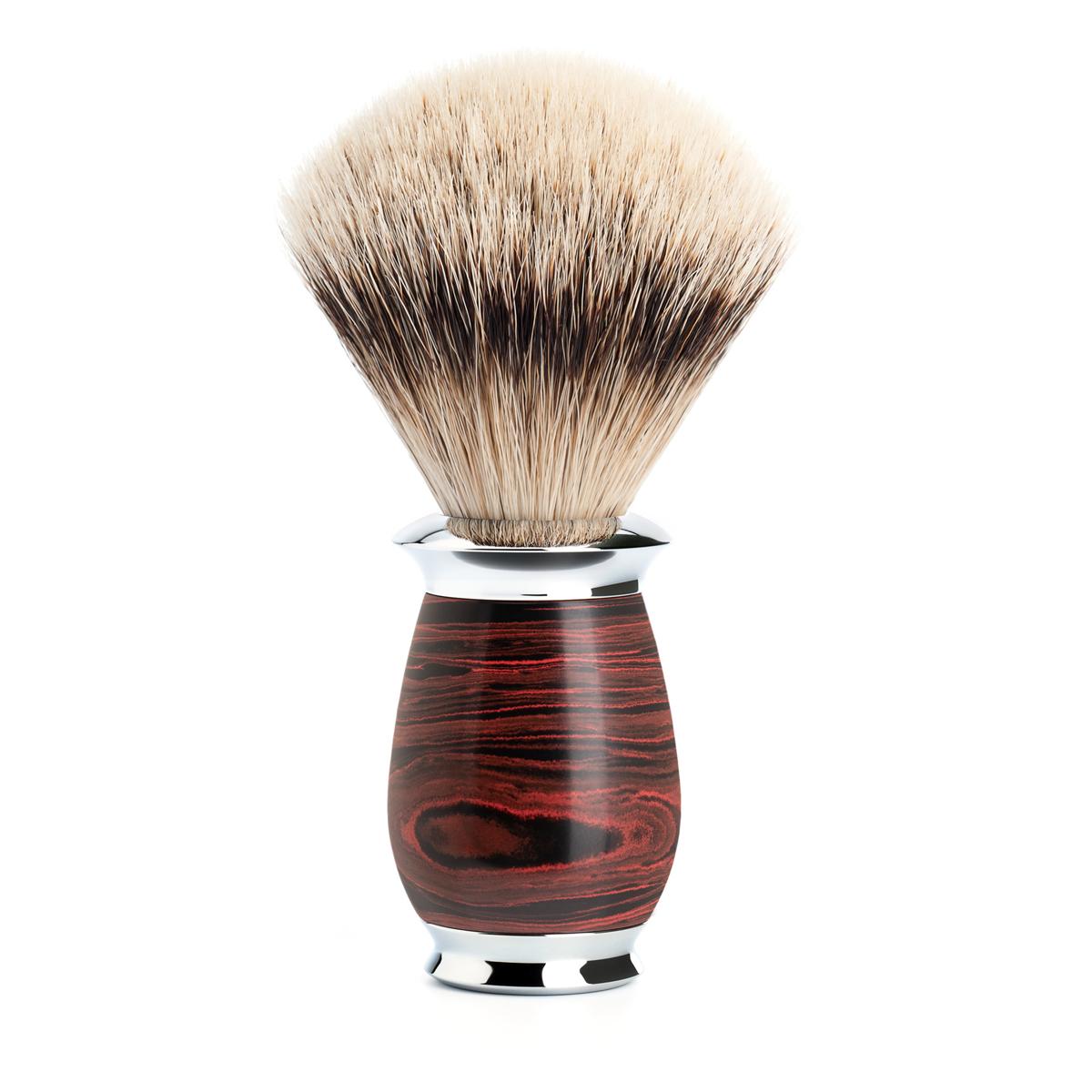 MUHLE Silvertip Badger Shaving Brush | PURIST Ebonite Shaving Brush | Badger  Hair Shaving Bush
