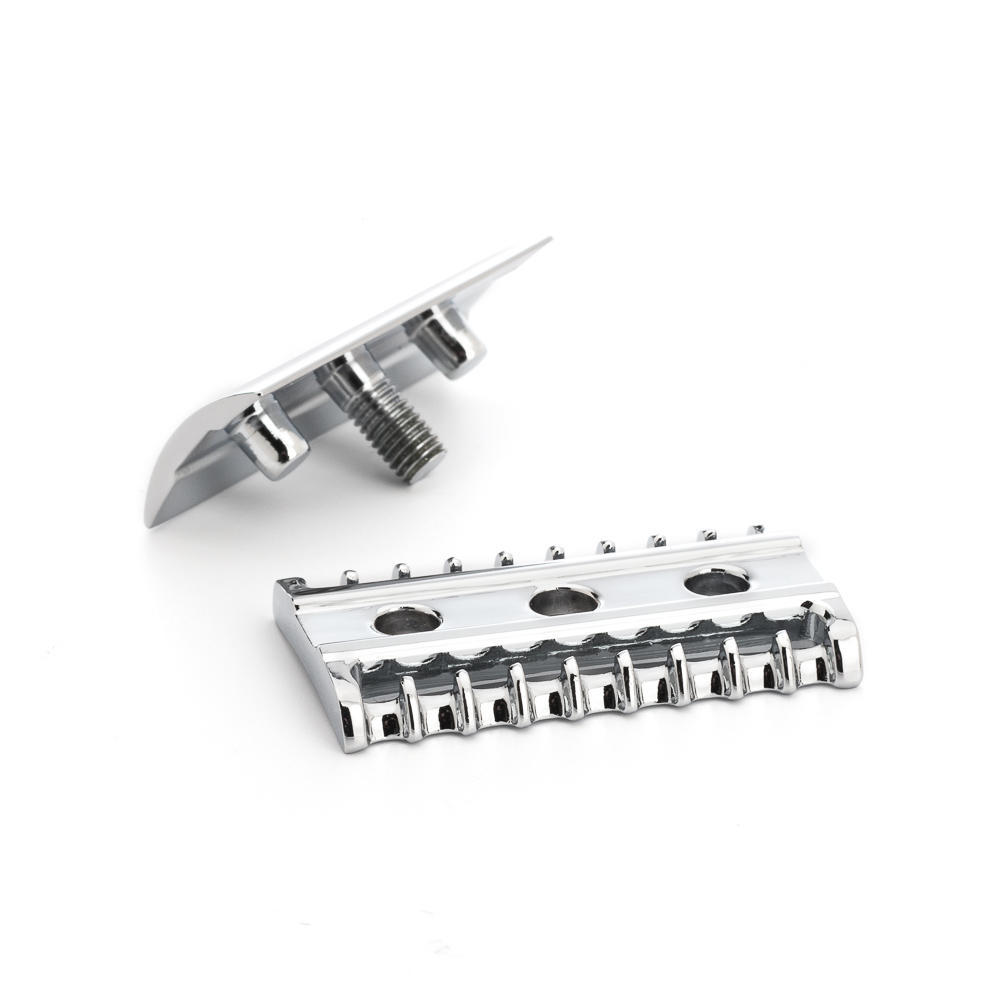 MUHLE Open Comb Safety Razor Replacement Head Cap and Plate