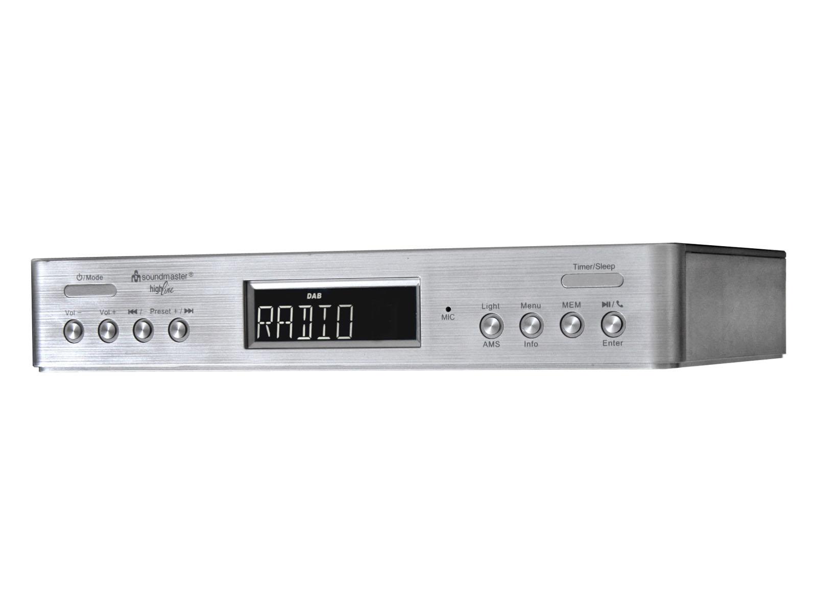 Soundmaster Ur2045si Bluetooth Under Cabinet Kitchen Fm Dab Radio