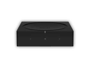 face on view of black sonos amp