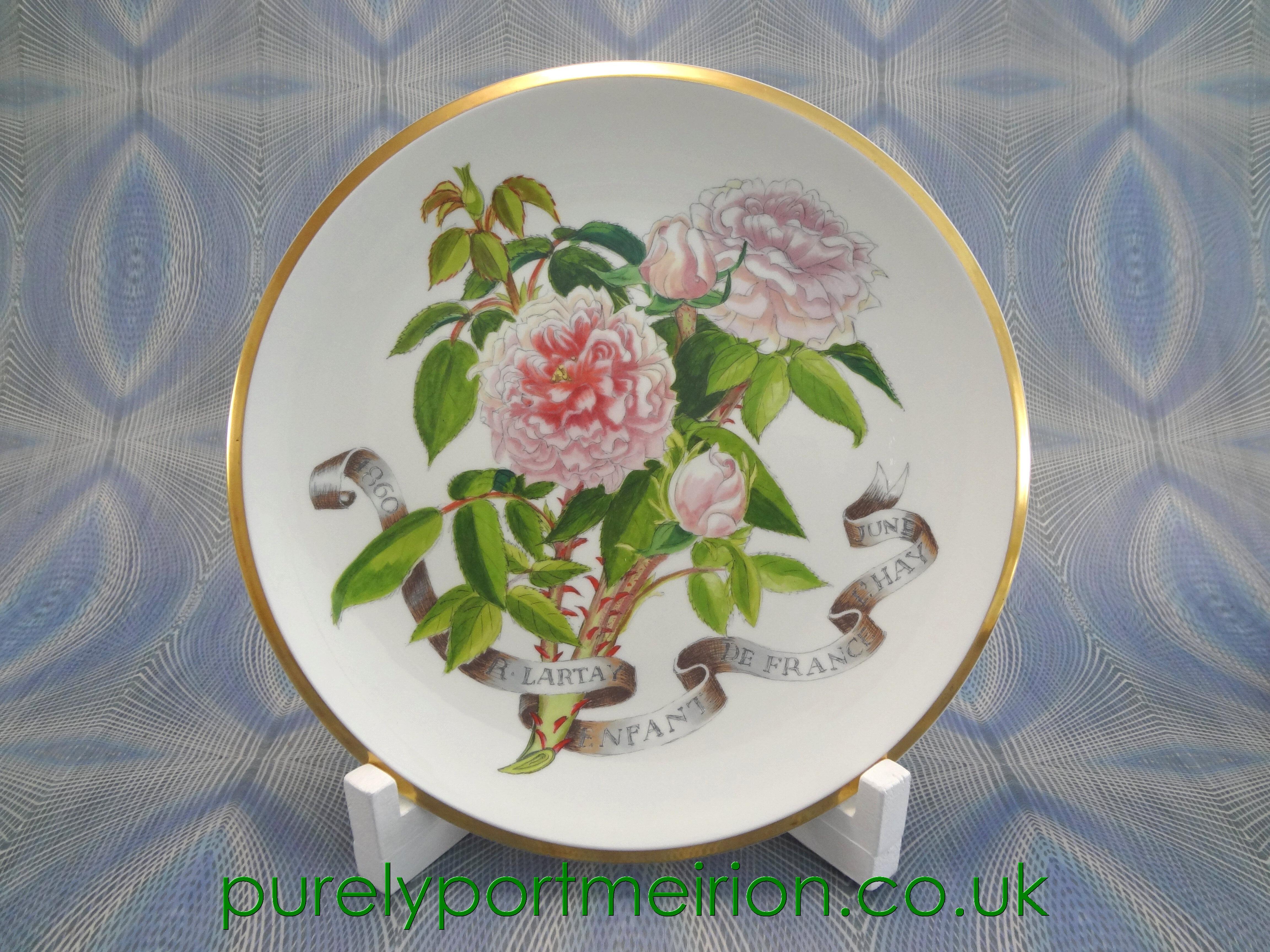 Portmeirion The Romance Of The Rose | Limited Edition Fine Porcelain Platter, COM47