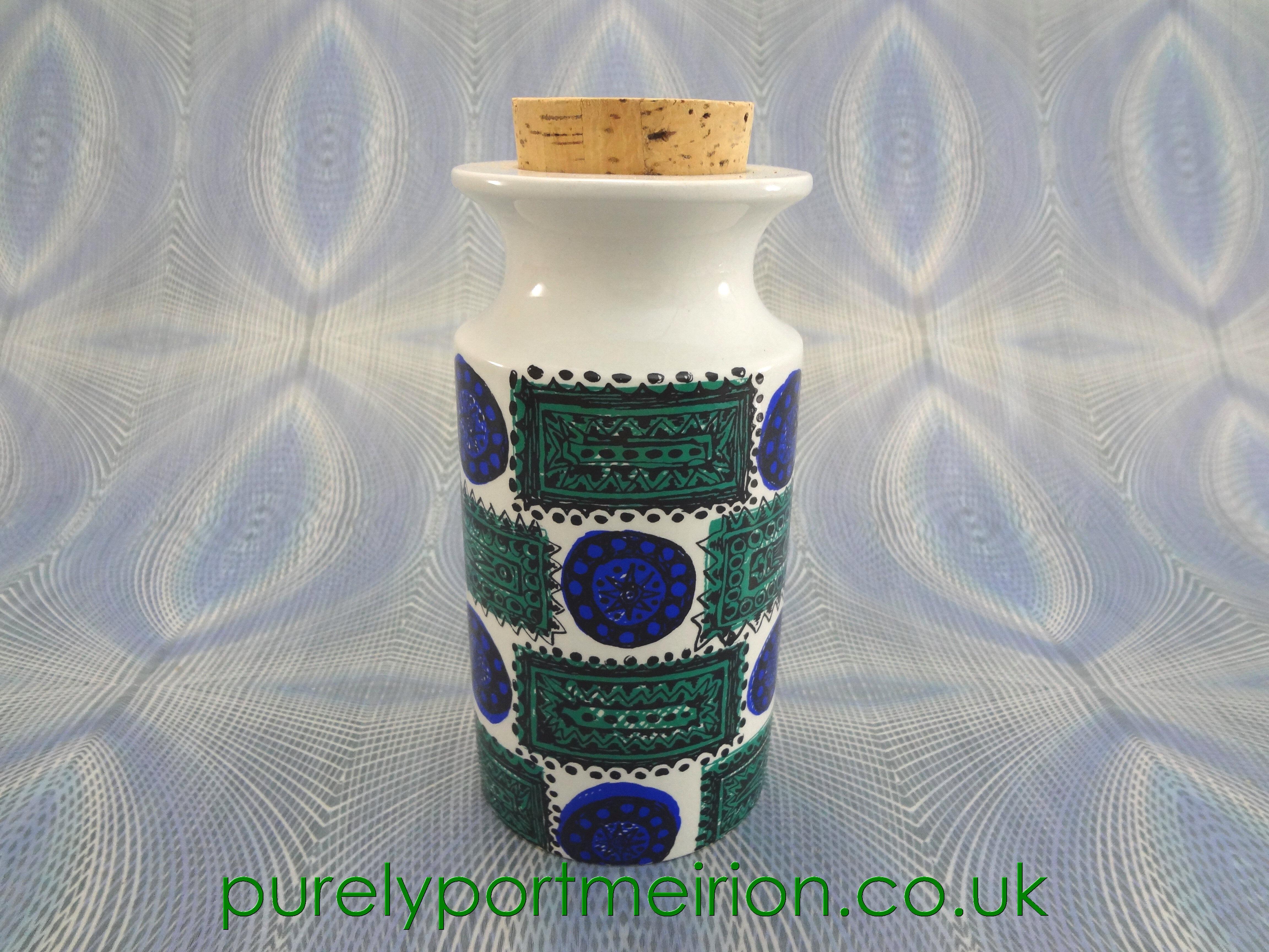 Portmeirion Talisman Large Storage Jar In Blue and Green, T24