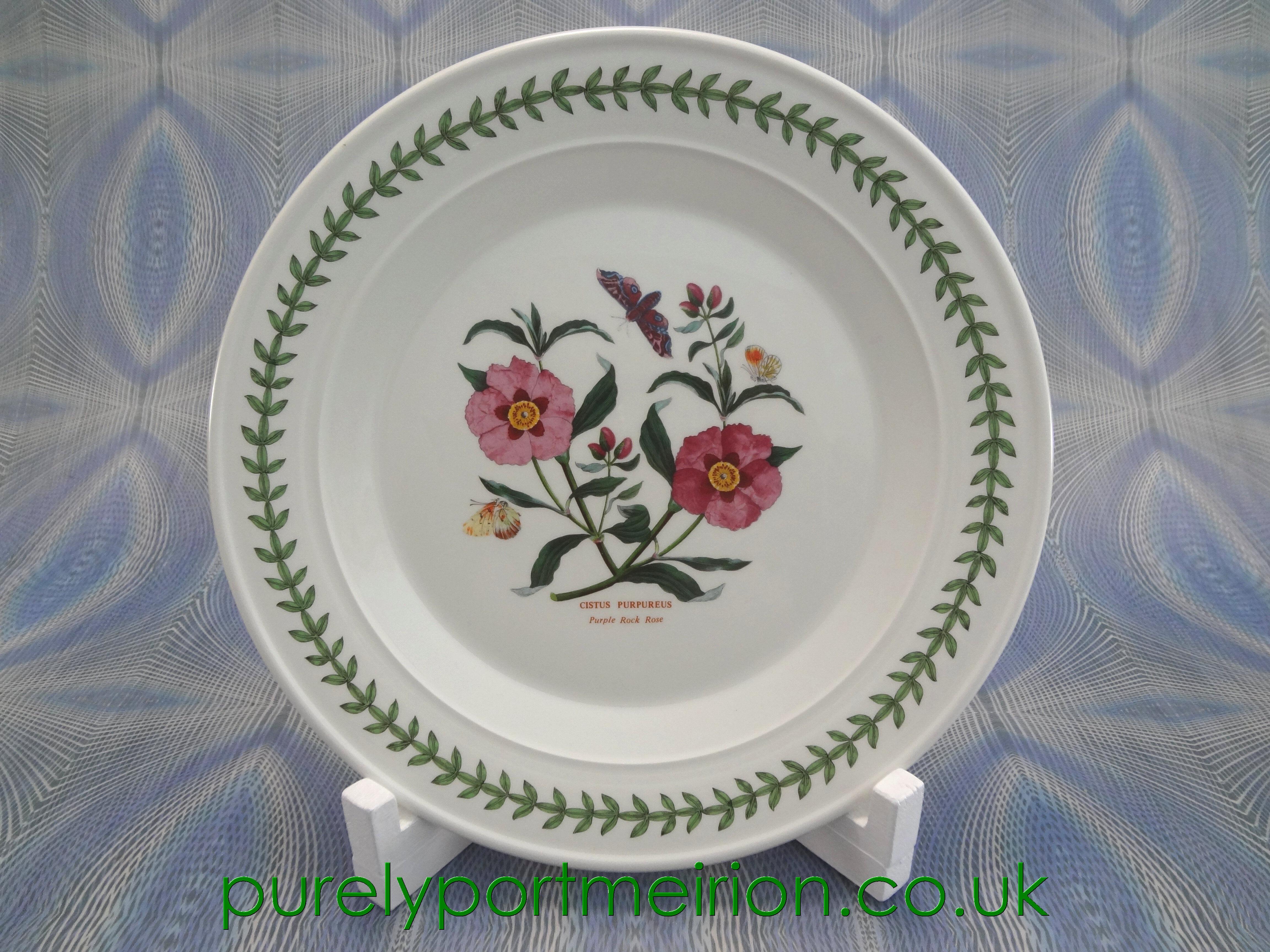 Portmeirion Botanic Garden Charger Plate, Purple Cistus, BG1020